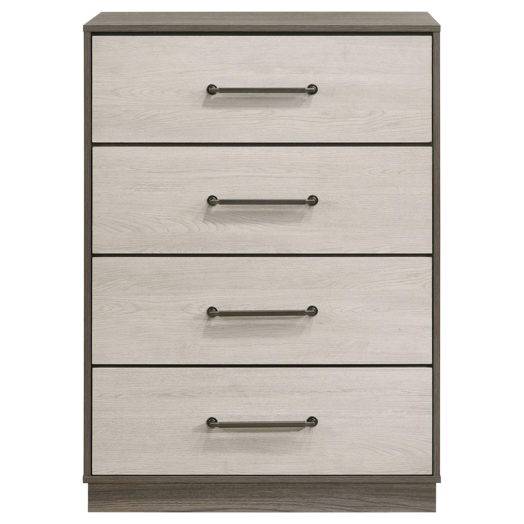 Fenwick 4-drawer Chest of Drawers Grey Oak - Tampa Furniture Outlet