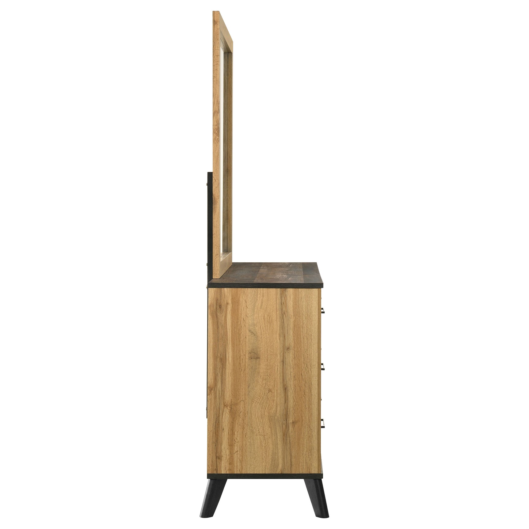 Kaywood 6-drawer Dresser and Mirror Natural Pine - Tampa Furniture Outlet