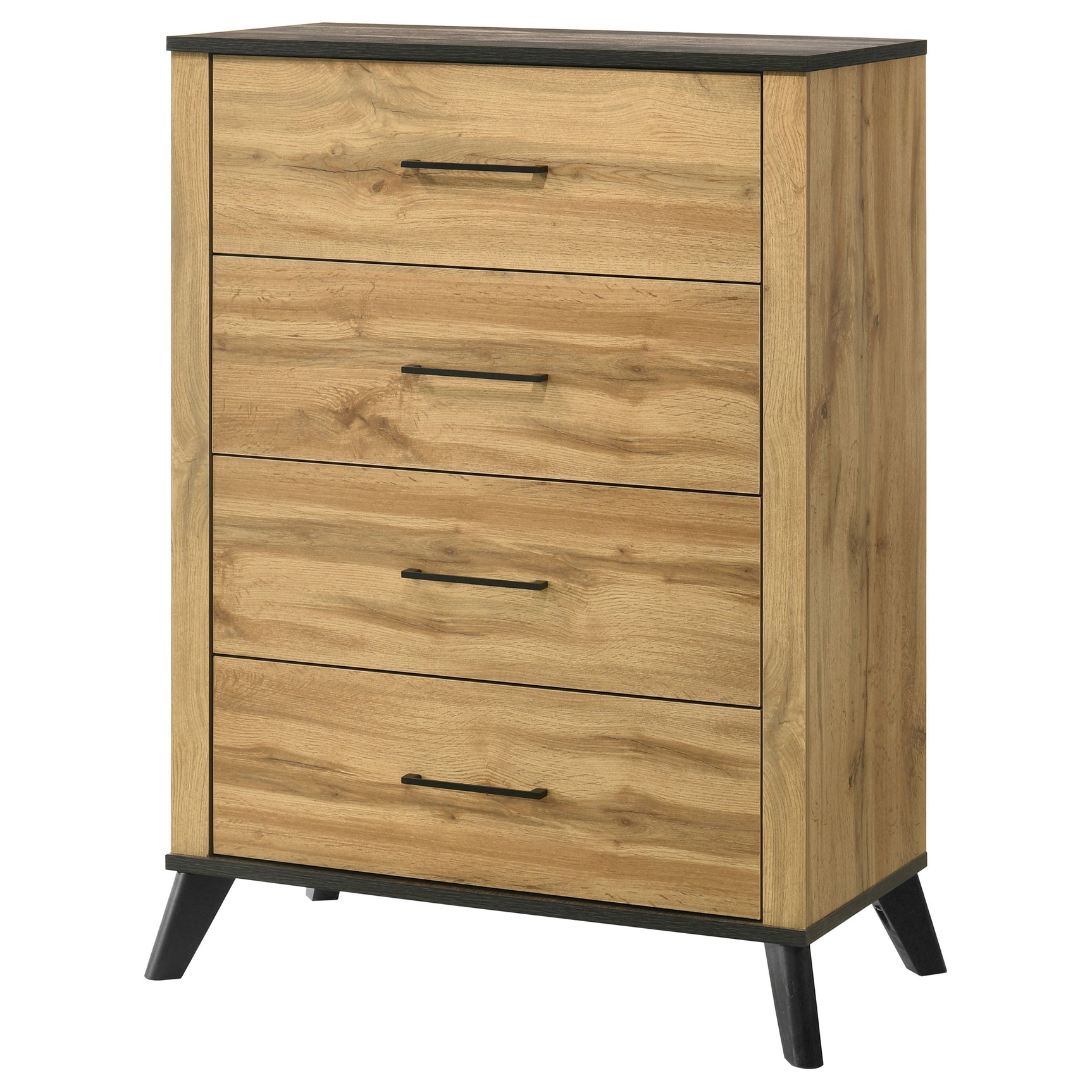 Kaywood 4-drawer Bedroom Chest of Drawers Natural Pine - Tampa Furniture Outlet