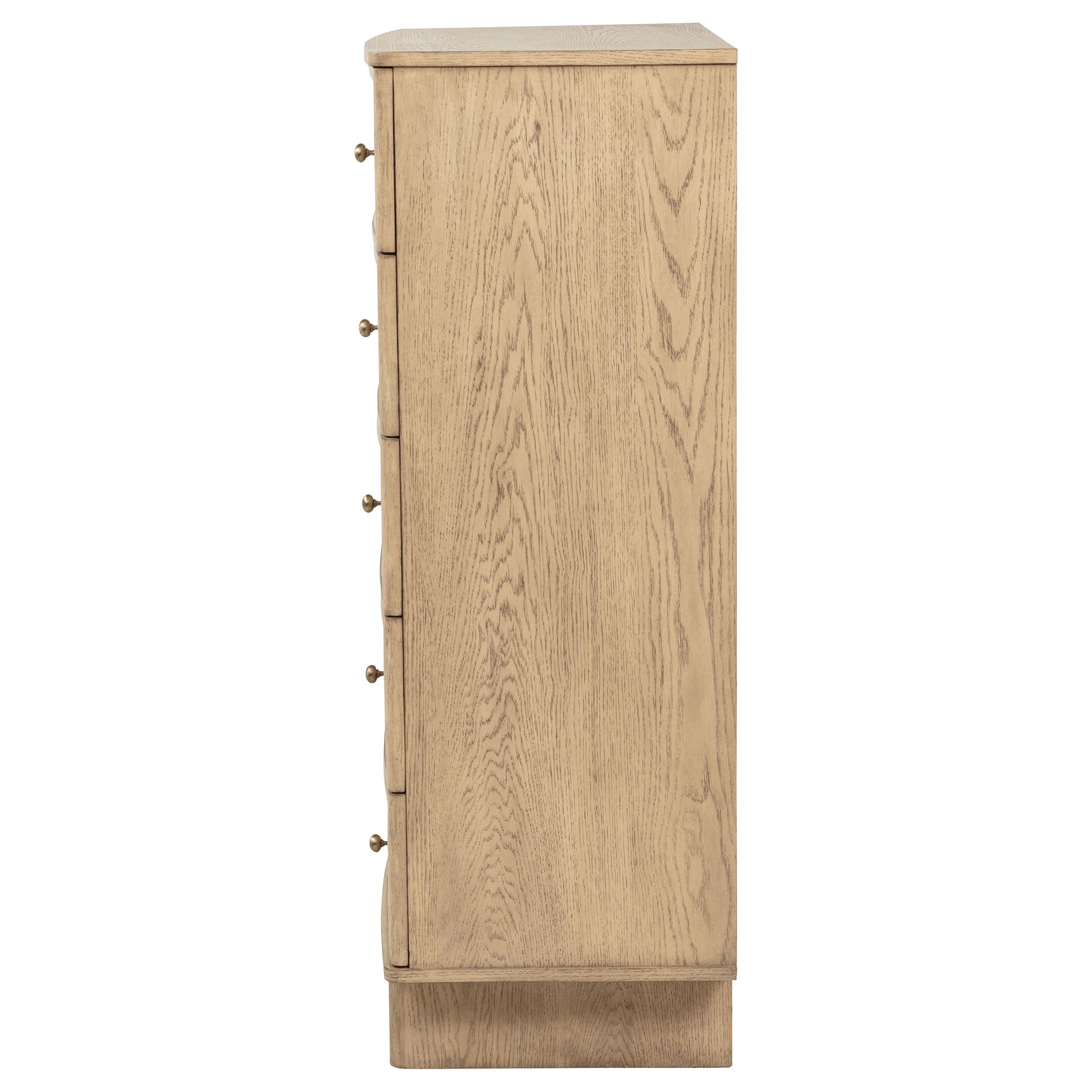 Kailani 5-drawer Bedroom Chest of Drawers Beige Oak - Tampa Furniture Outlet