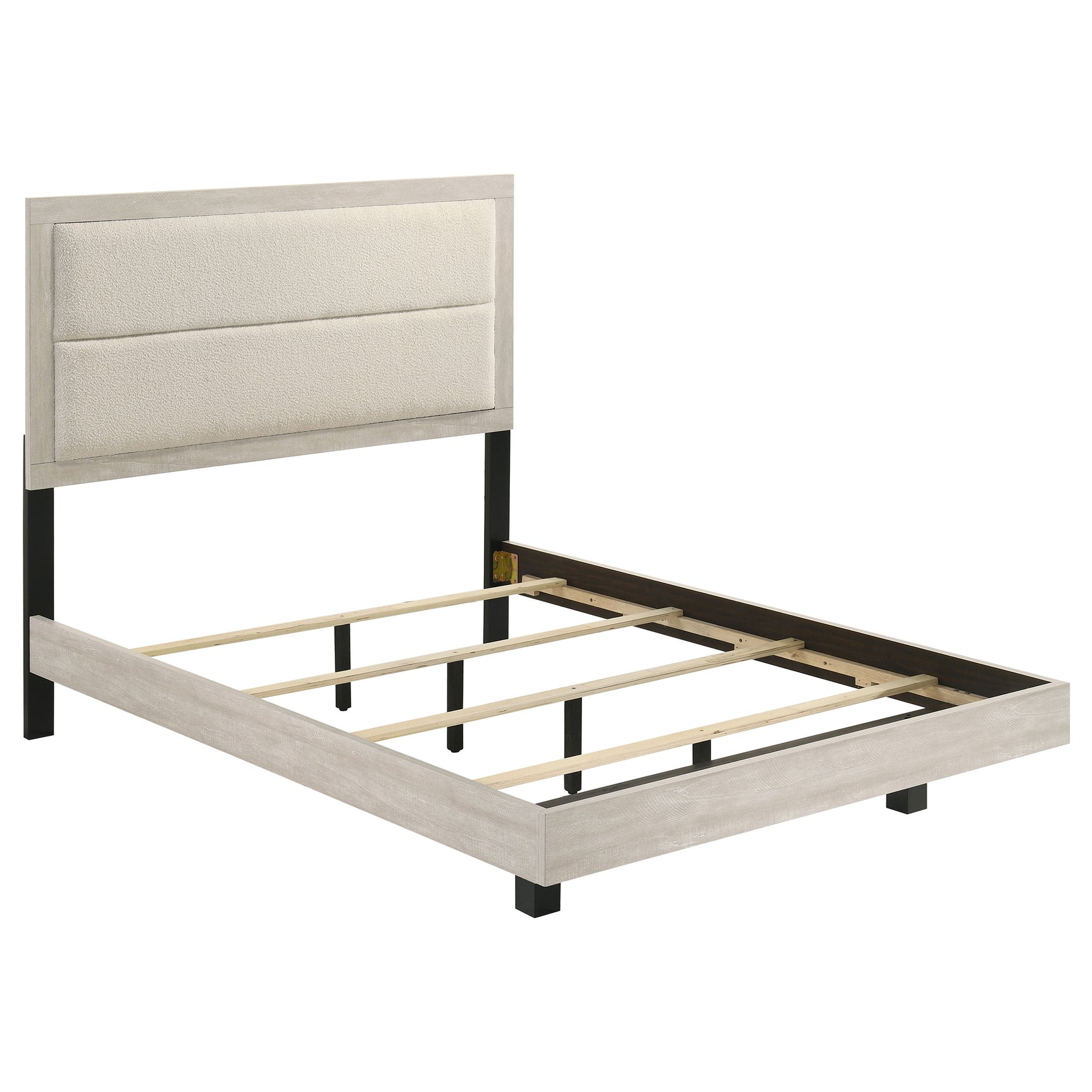 Tampa Furniture Outlet - Coaster - Trenton 54-inch Wood Full Panel Bed Rustic Cream - 225061F