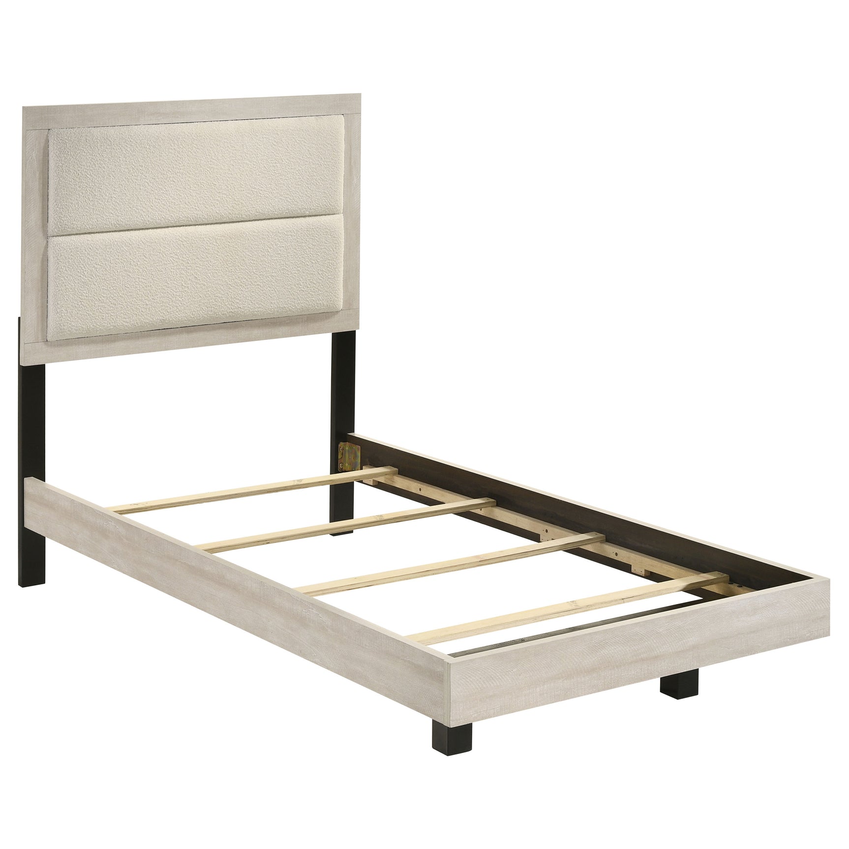 Trenton 4-piece Twin Bedroom Set Rustic Cream - Tampa Furniture Outlet