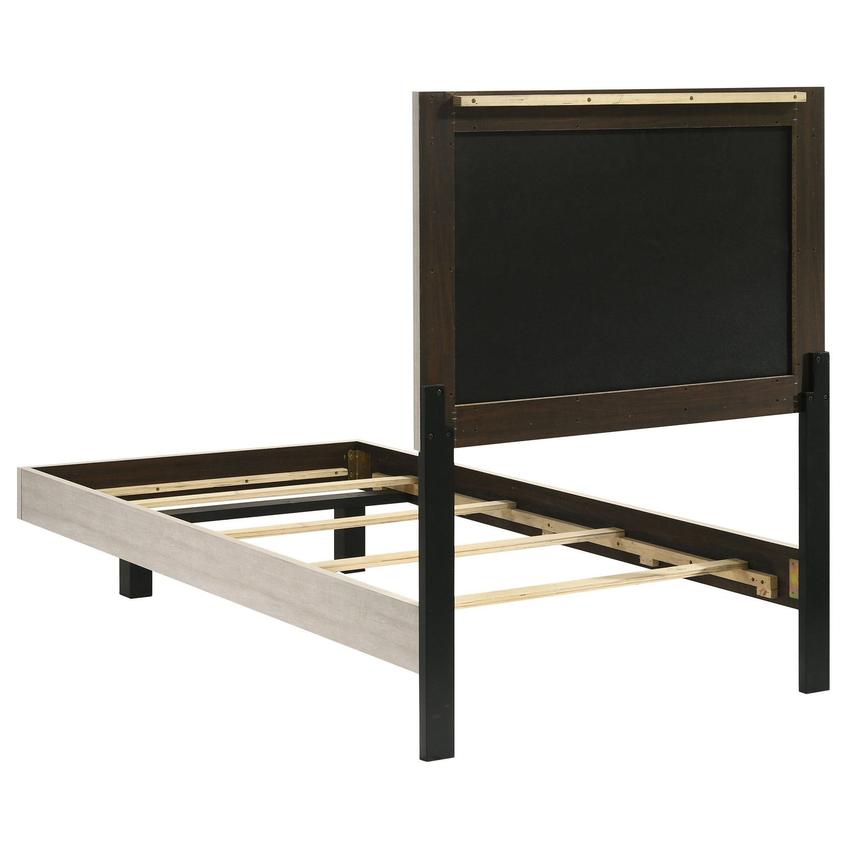 Trenton 4-piece Twin Bedroom Set Rustic Cream - Tampa Furniture Outlet