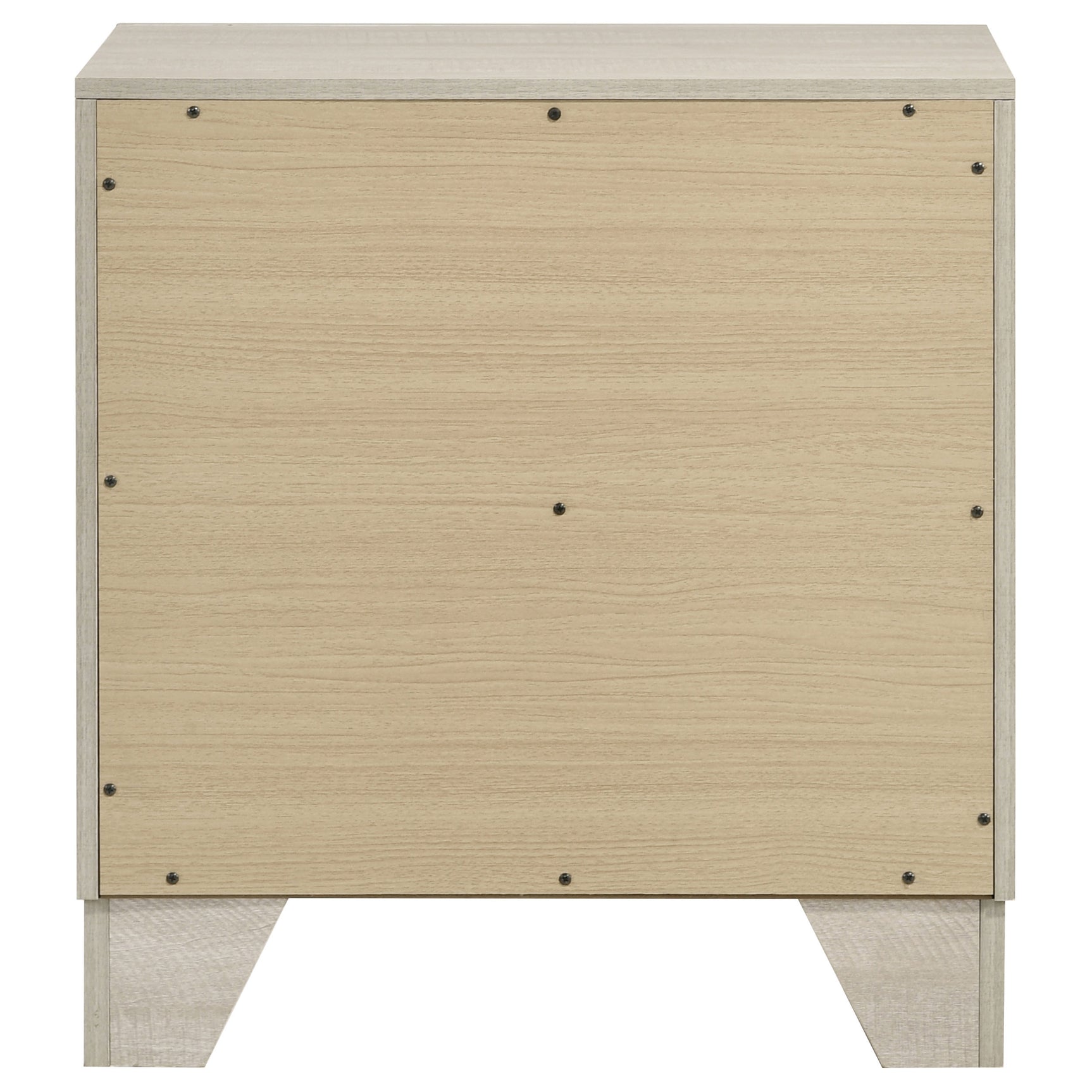 Trenton 2-drawer Nightstand Bedside Table Rustic Cream - Tampa Furniture Outlet