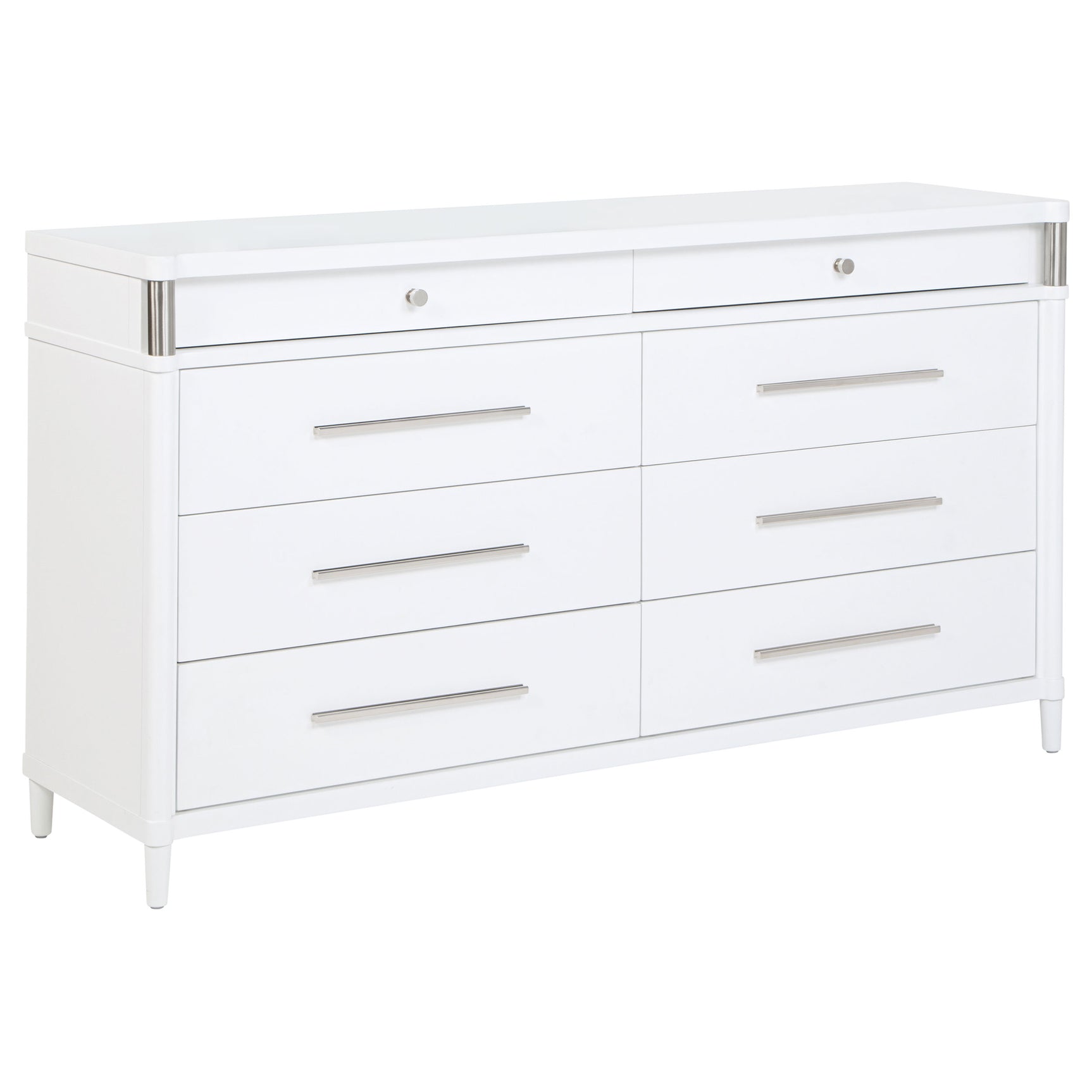 Tampa Furniture Outlet - Coaster - Gracemont 8-drawer Bedroom Dresser Cabinet White - 225073