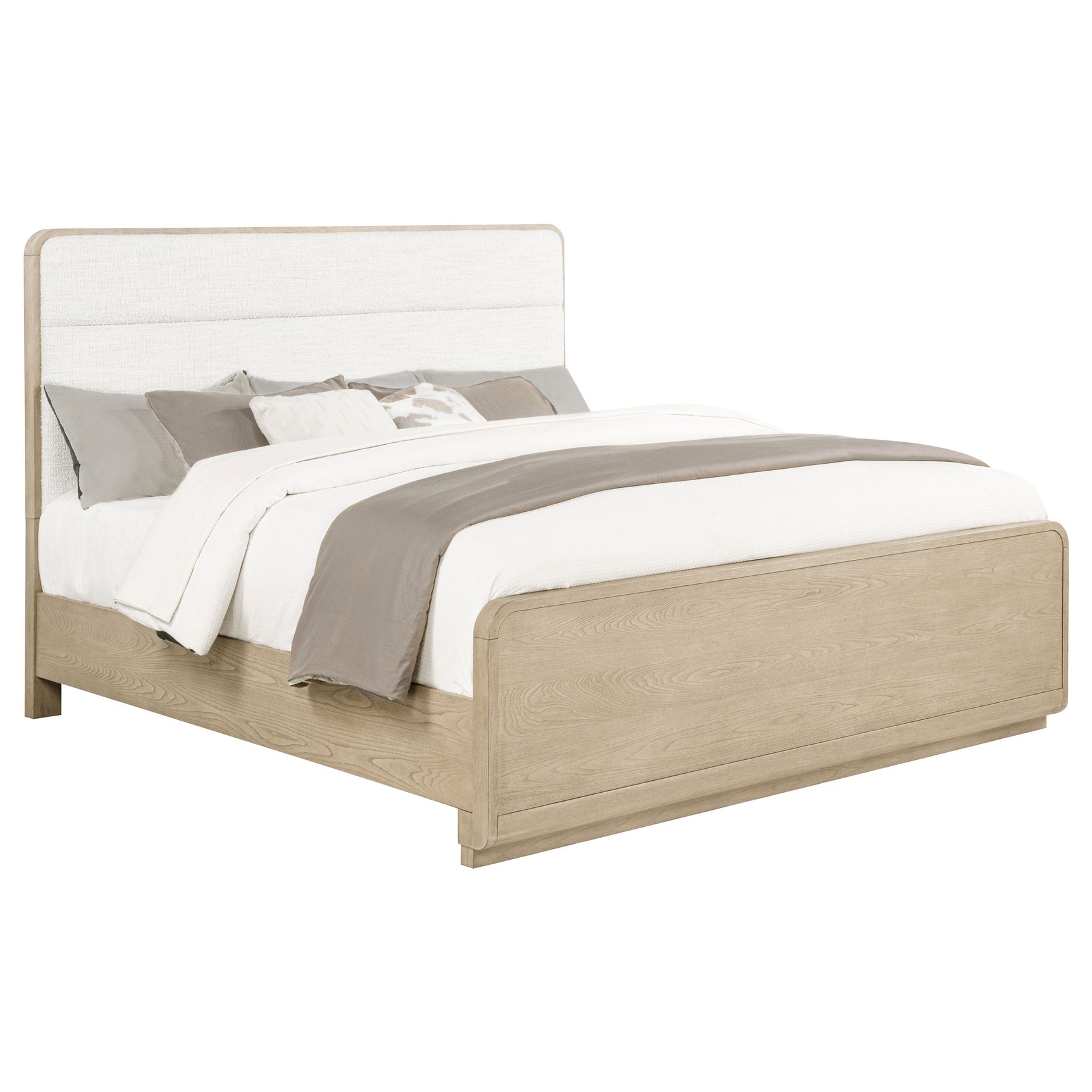 Ladera 56-inch Eastern King Panel Bed Light Elm - Tampa Furniture Outlet