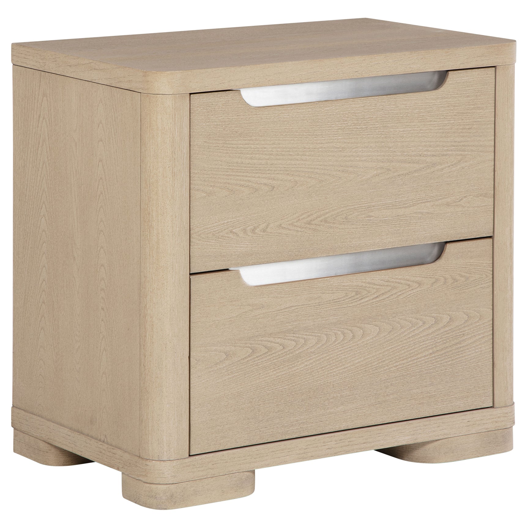 Tampa Furniture Outlet - Coaster - Ladera 2-drawer Nightstand Bedside Table Light Elm - 225082
