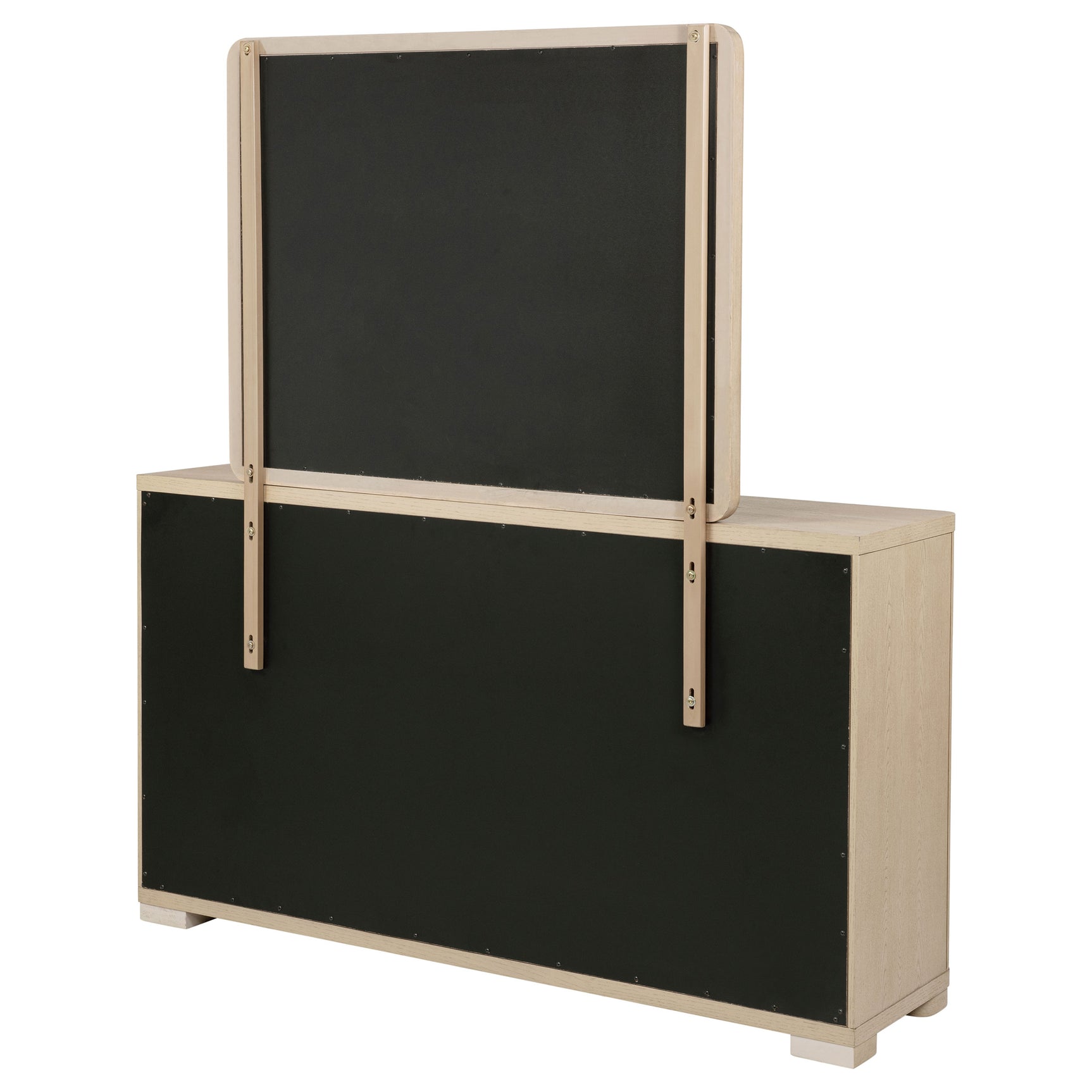 Ladera 6-drawer Bedroom Dresser and Mirror Light Elm - Tampa Furniture Outlet