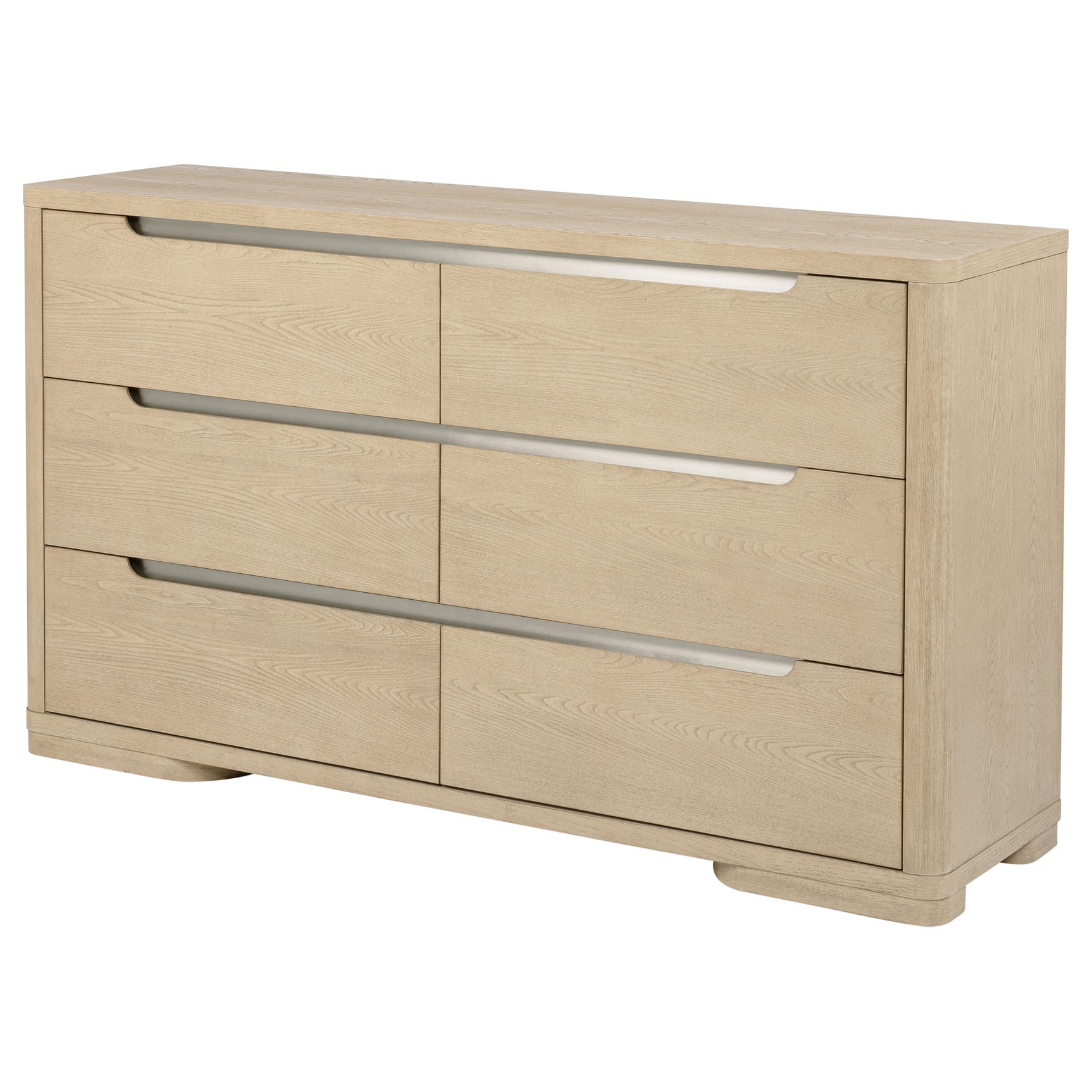 Ladera 6-drawer Bedroom Dresser Light Elm - Tampa Furniture Outlet