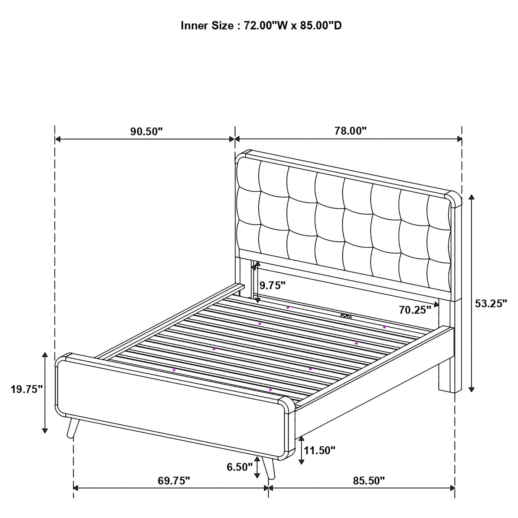 Robyn 4-piece California King Bedroom Set Light Ash - Tampa Furniture Outlet