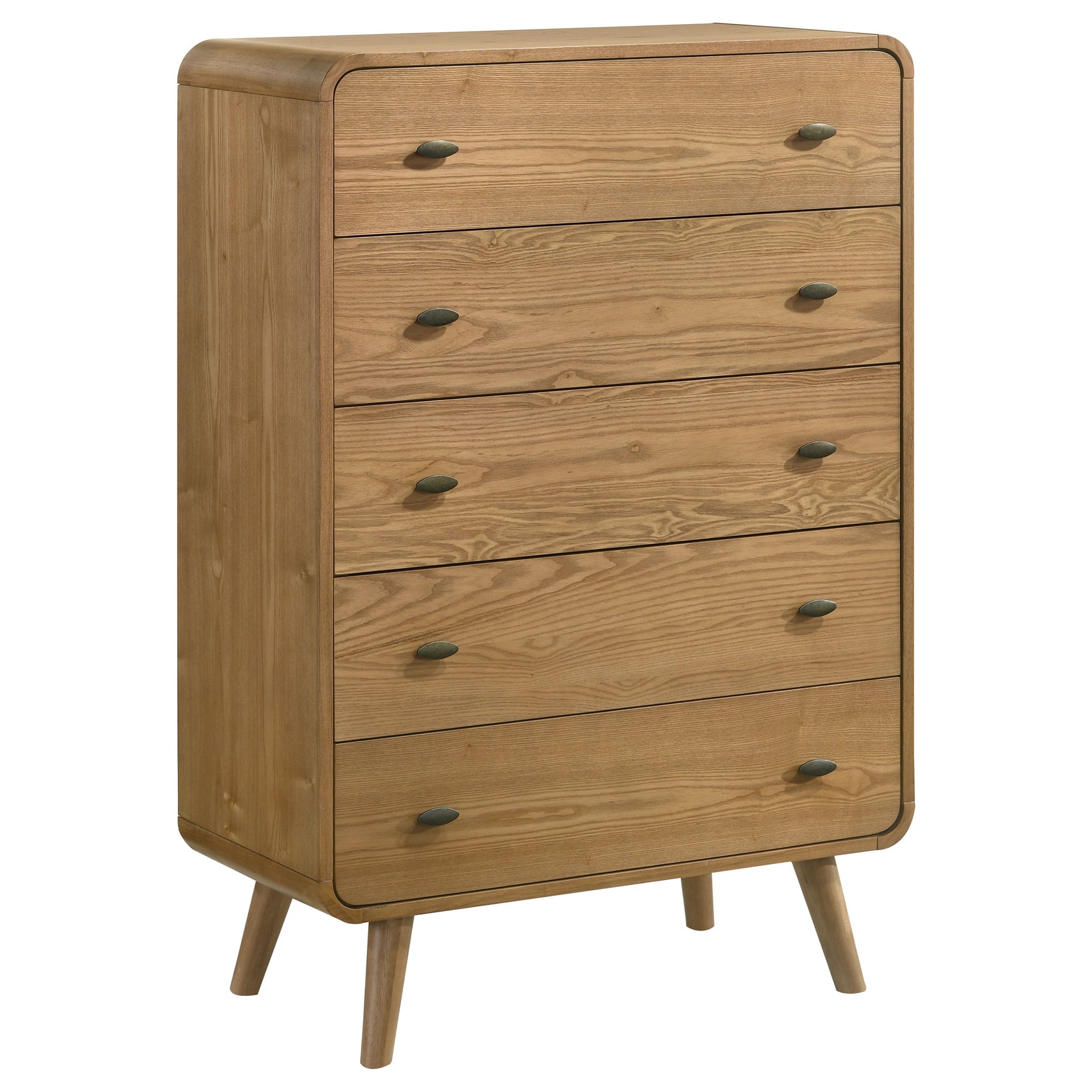 Robyn 5-piece California King Bedroom Set Light Ash - Tampa Furniture Outlet