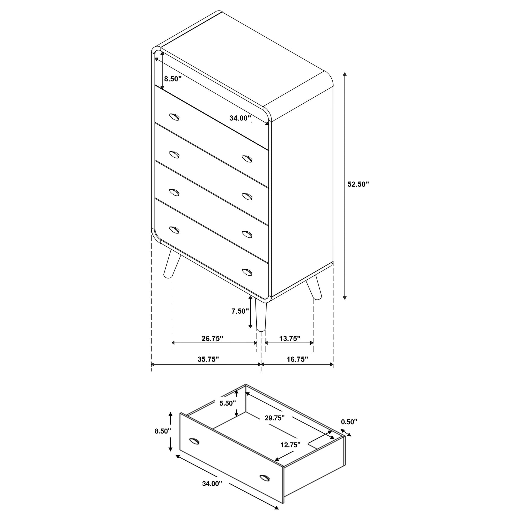 Robyn 5-piece California King Bedroom Set Light Ash - Tampa Furniture Outlet