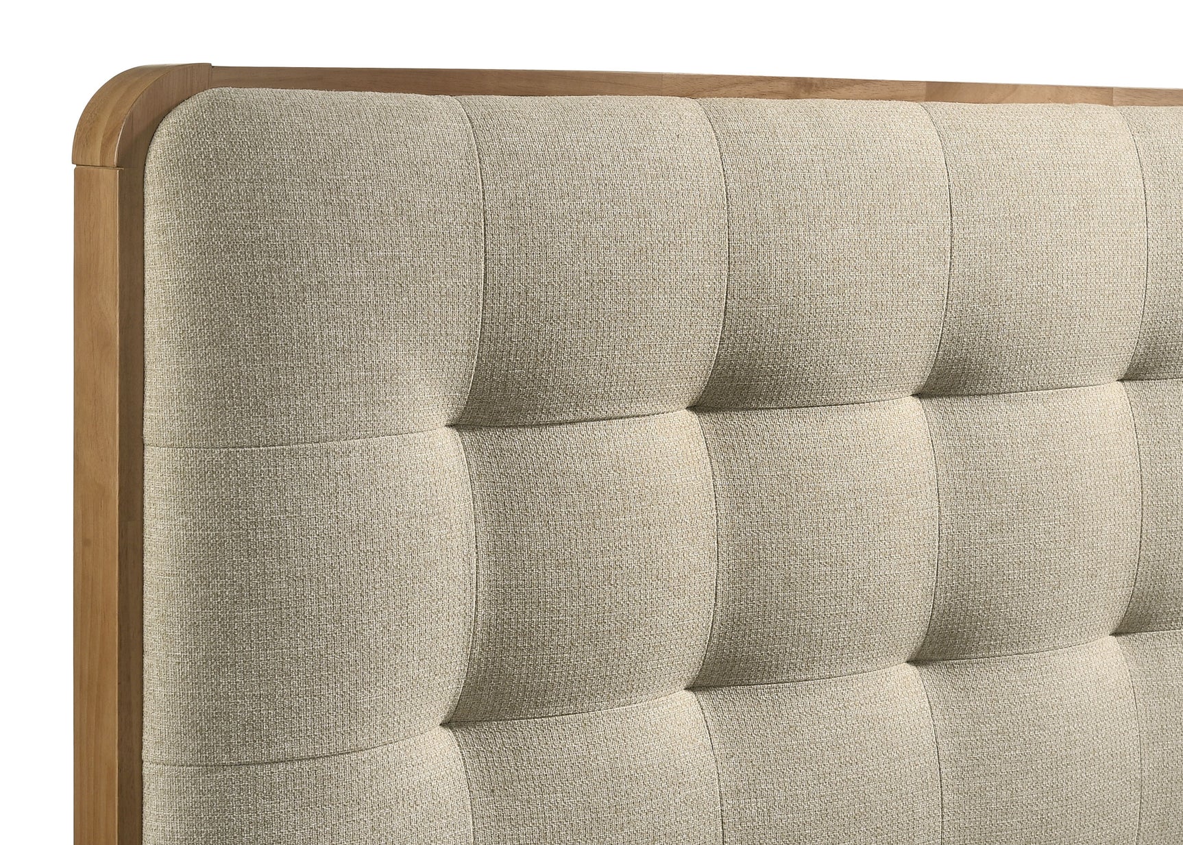 Robyn Wood Queen Platform Bed Light Ash - Tampa Furniture Outlet