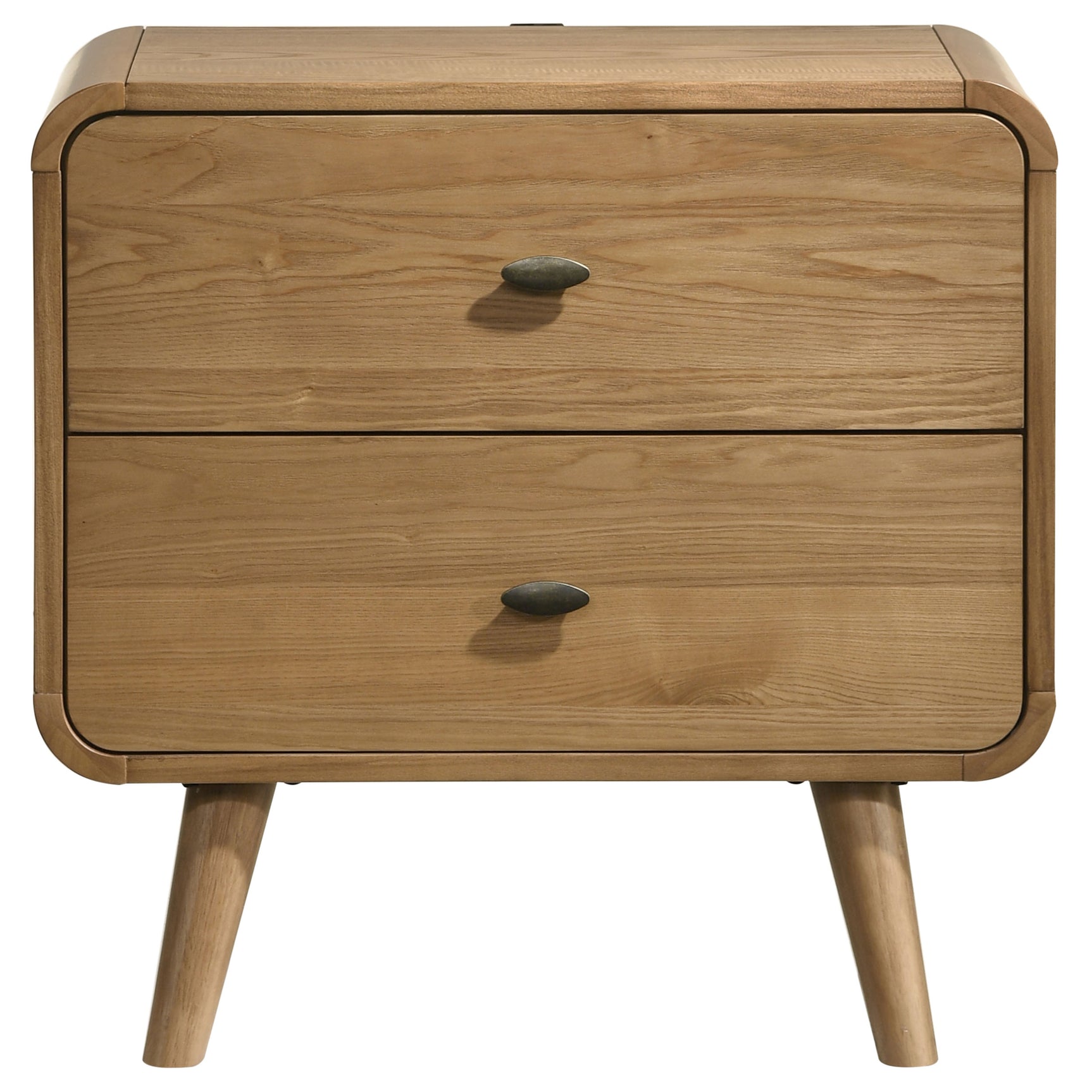 Robyn 2-drawer Nightstand Bedside Table Light Ash - Tampa Furniture Outlet