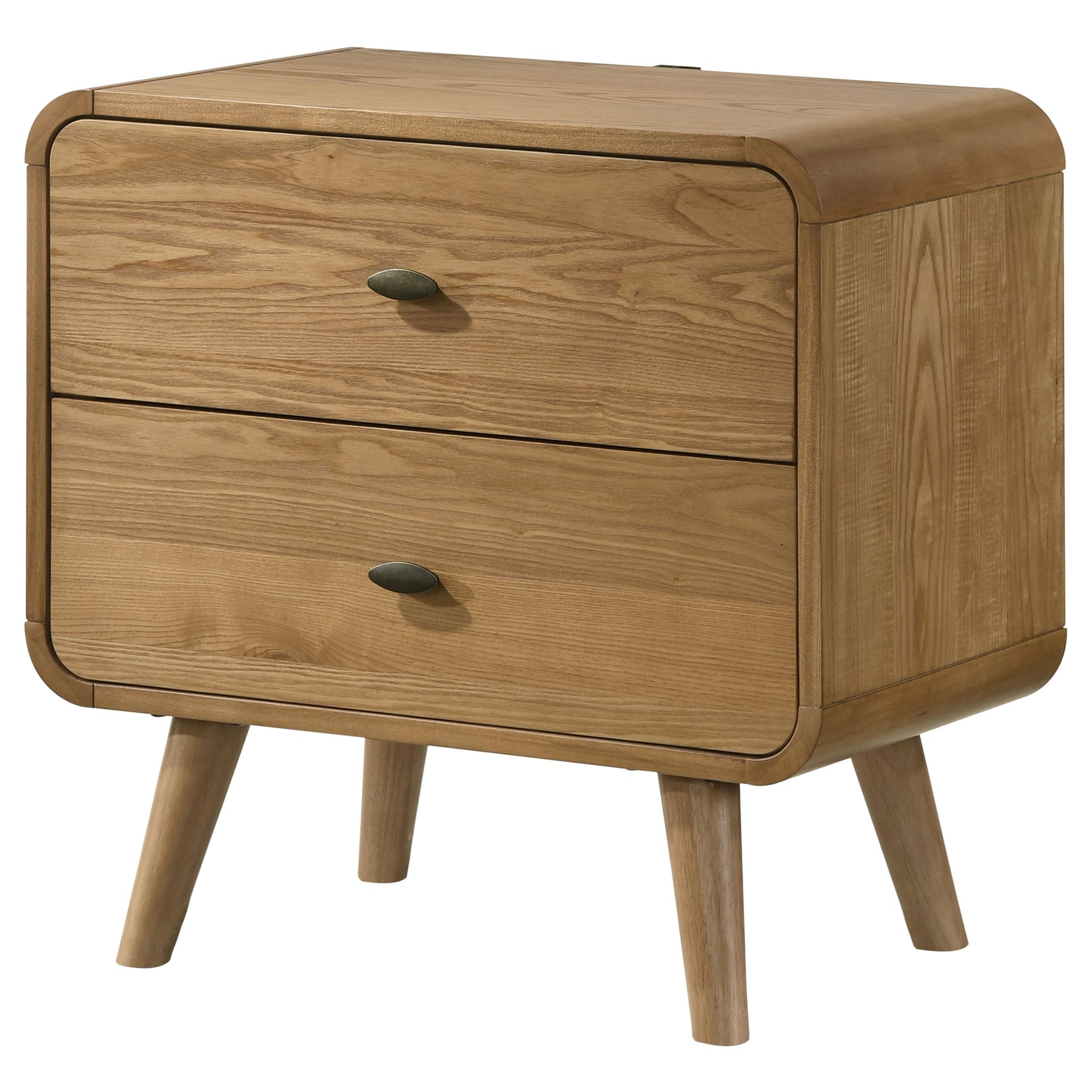 Robyn 2-drawer Nightstand Bedside Table Light Ash - Tampa Furniture Outlet