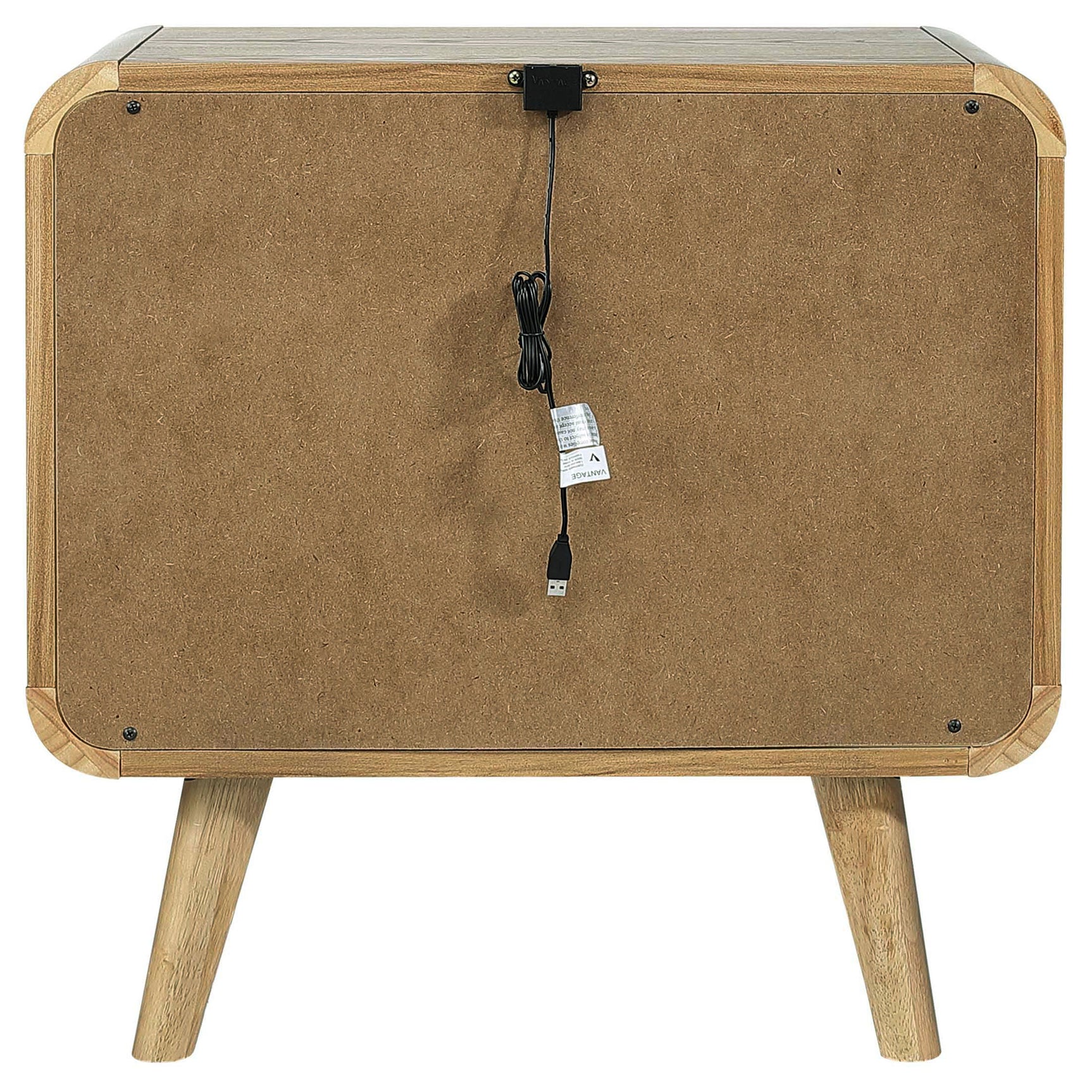 Robyn 2-drawer Nightstand Bedside Table Light Ash - Tampa Furniture Outlet