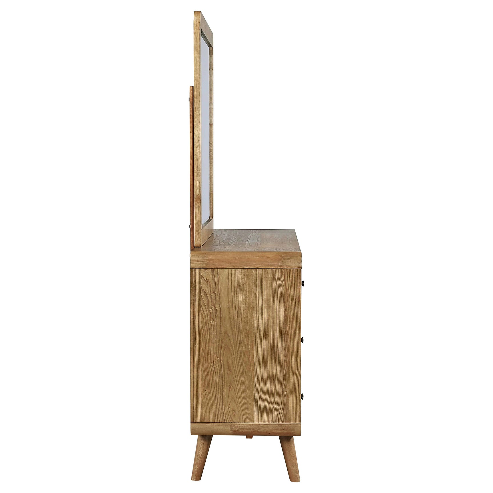 Robyn 6-drawer Bedroom Dresser and Mirror Light Ash - Tampa Furniture Outlet