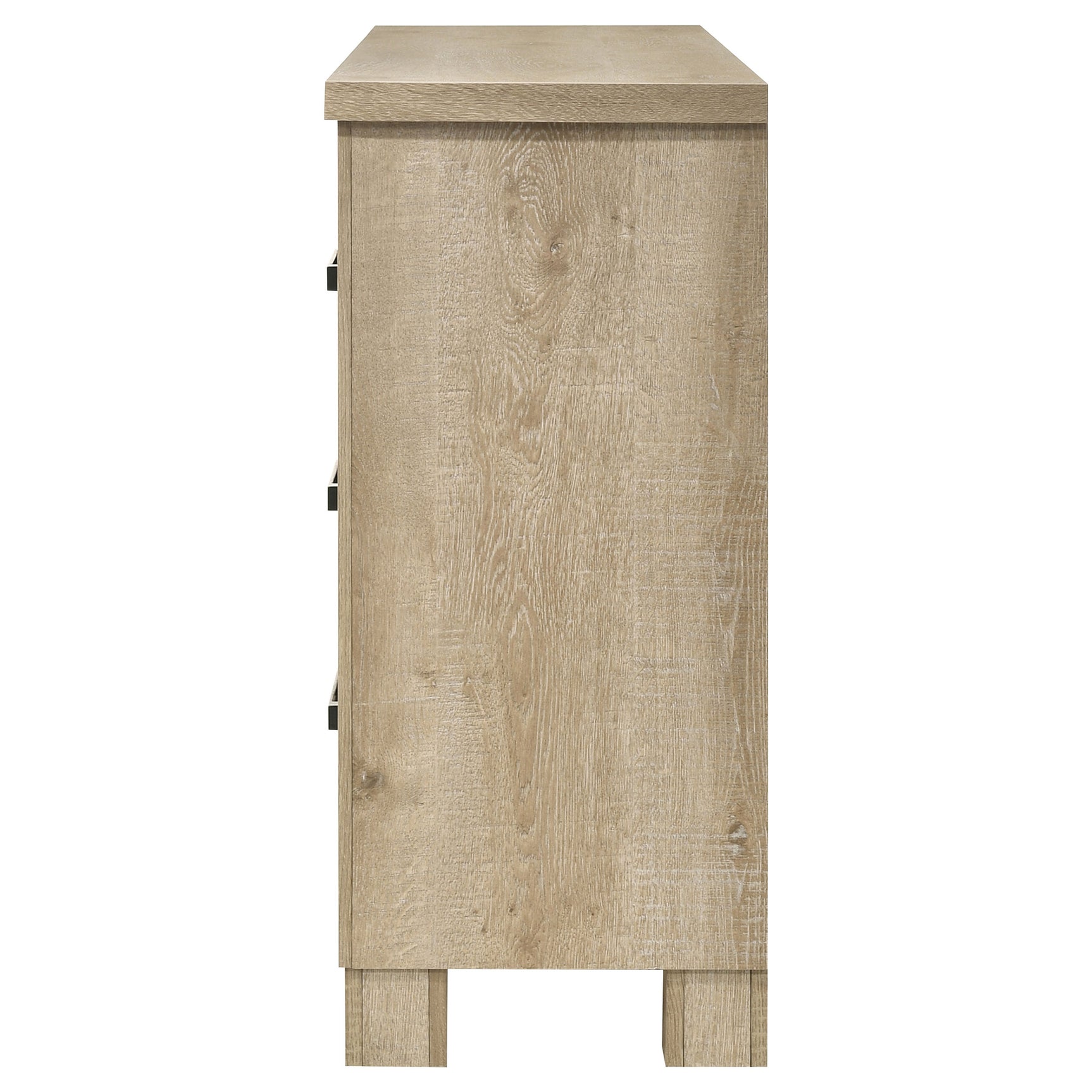 Oakglen 6-drawer Bedroom Dresser Weathered Oak - Tampa Furniture Outlet