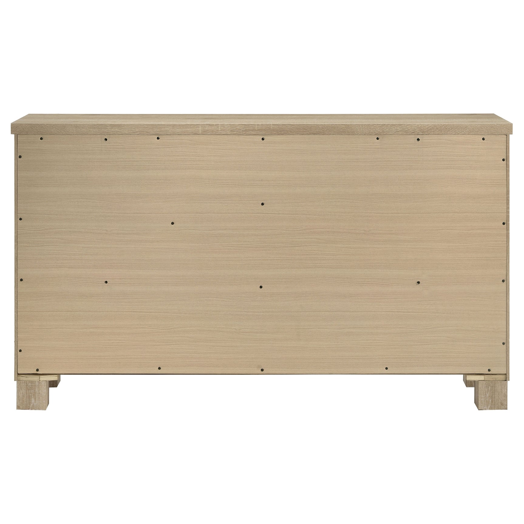 Oakglen 6-drawer Bedroom Dresser Weathered Oak - Tampa Furniture Outlet