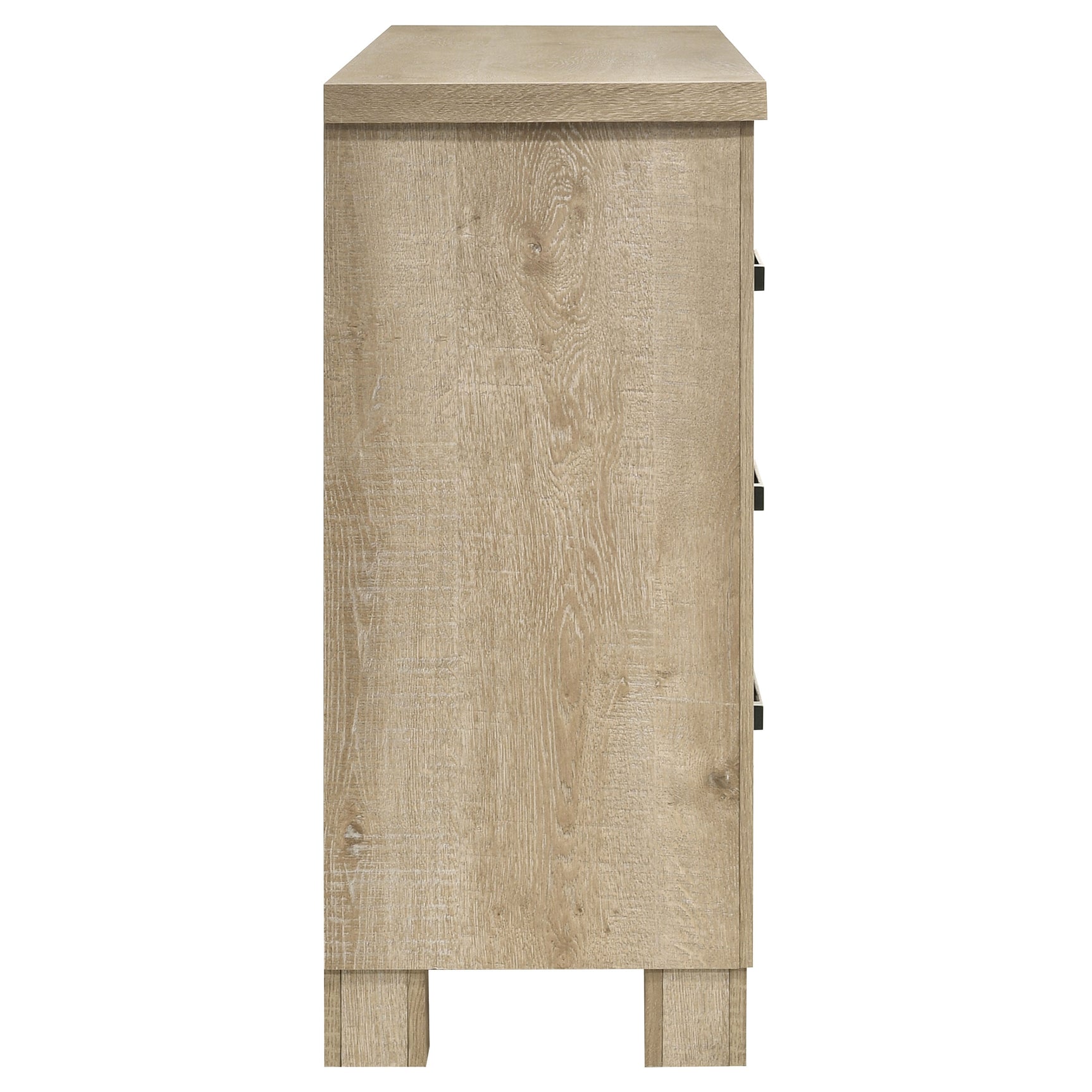 Oakglen 6-drawer Bedroom Dresser Weathered Oak - Tampa Furniture Outlet