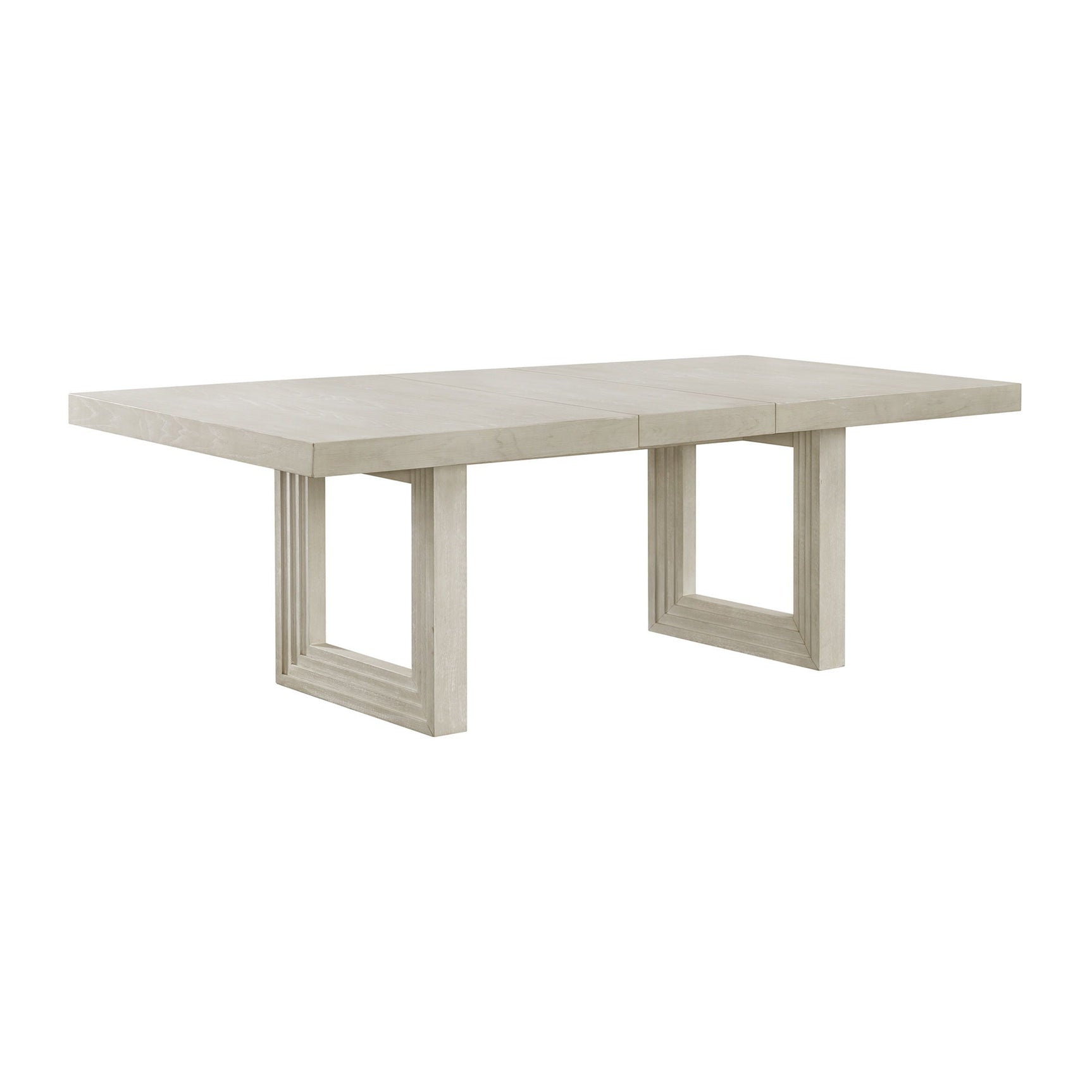 Avalanche - Rectangular Dining Table With 18" Leaf - Antique White - Tampa Furniture Outlet
