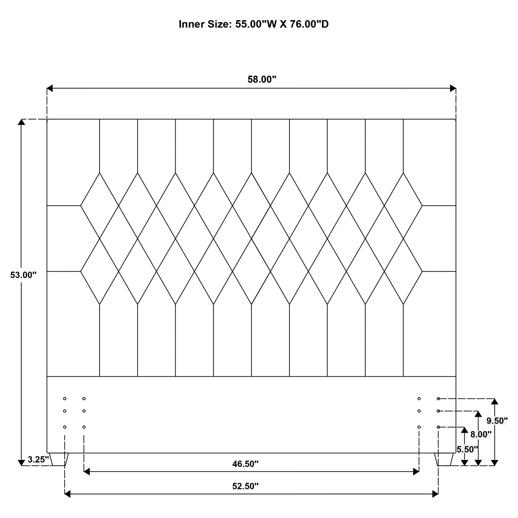 Chloe Upholstered Full Panel Headboard Oatmeal - Tampa Furniture Outlet