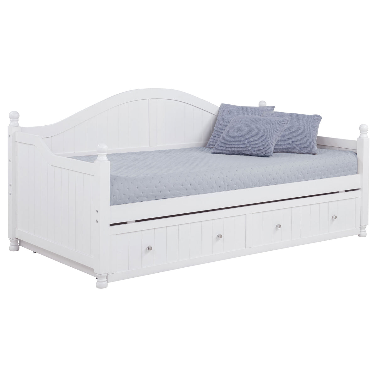 Julie Ann Wood Twin Daybed with Trundle White