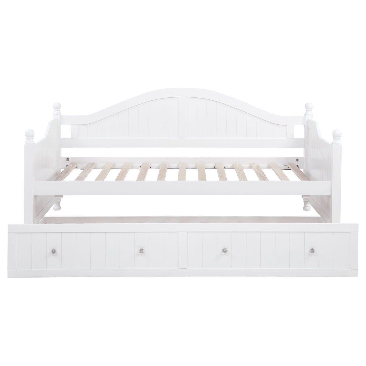 Julie Ann Wood Twin Daybed with Trundle White