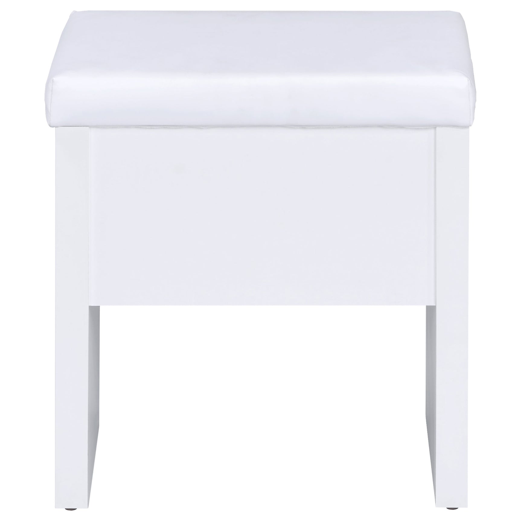 Harvey Vanity Set with Lift-Top Stool White - Tampa Furniture Outlet