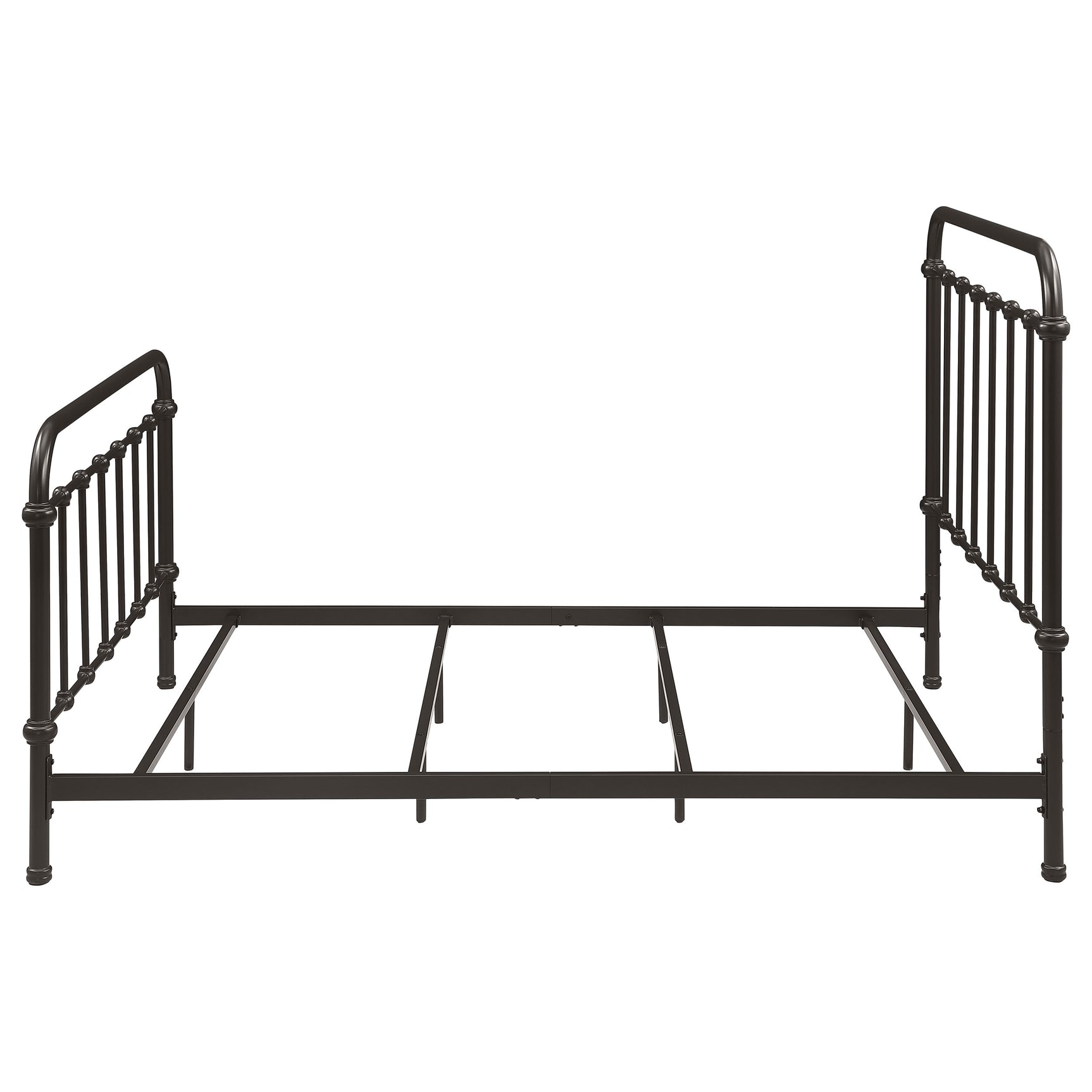 Livingston Metal Full Open Frame Bed Dark Bronze - Tampa Furniture Outlet