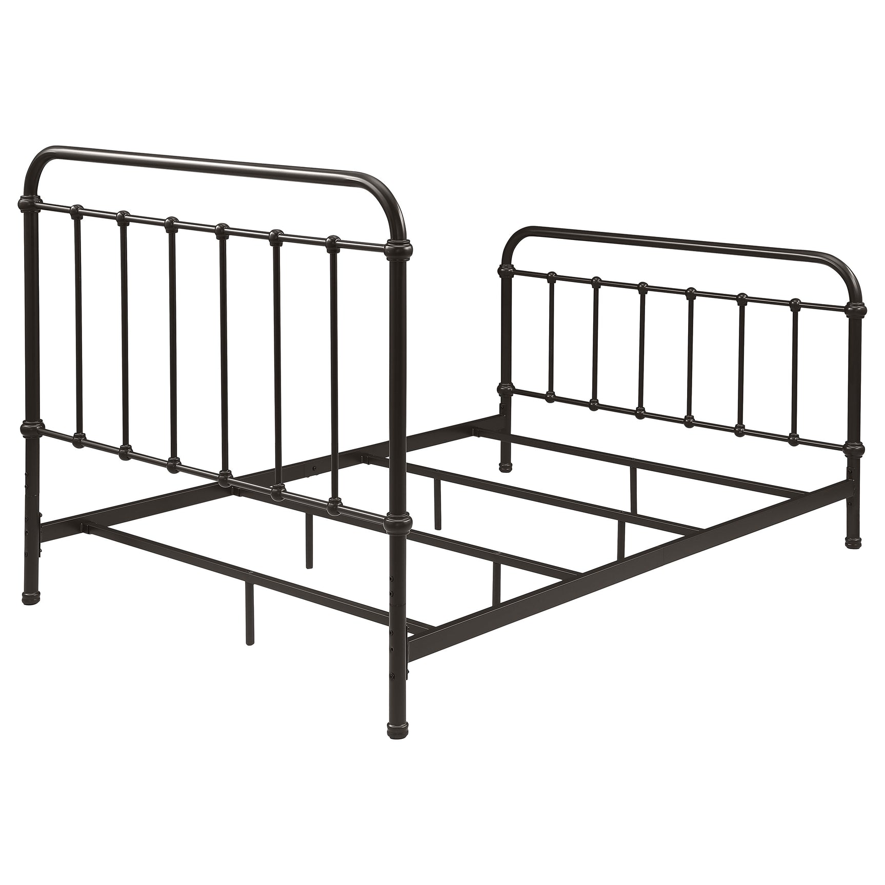 Livingston Metal Full Open Frame Bed Dark Bronze - Tampa Furniture Outlet