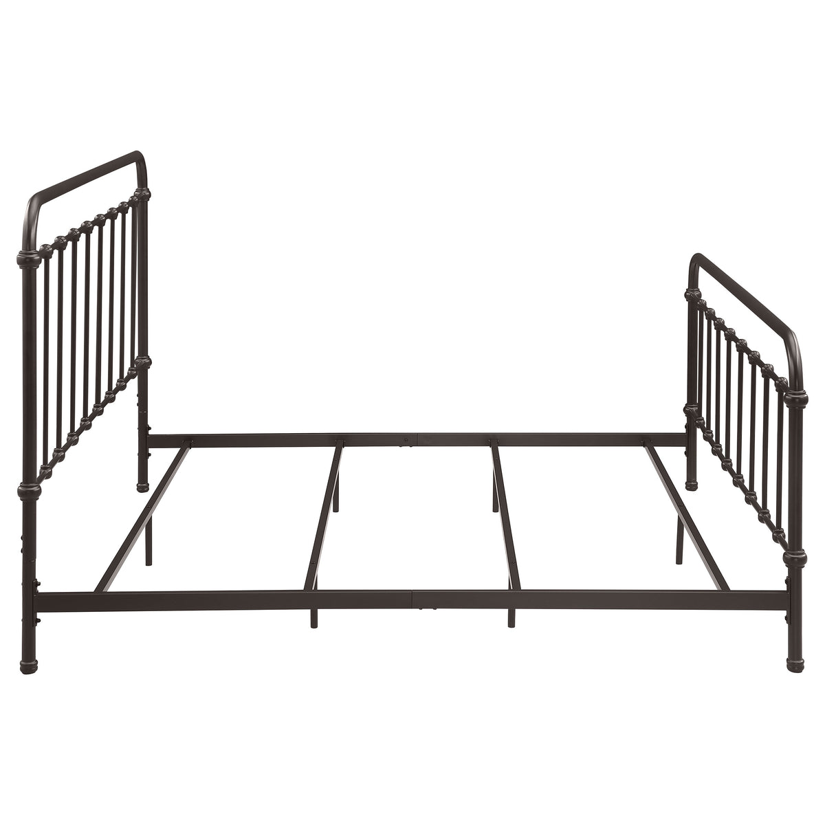 Livingston Metal Eastern King Open Frame Bed Dark Bronze