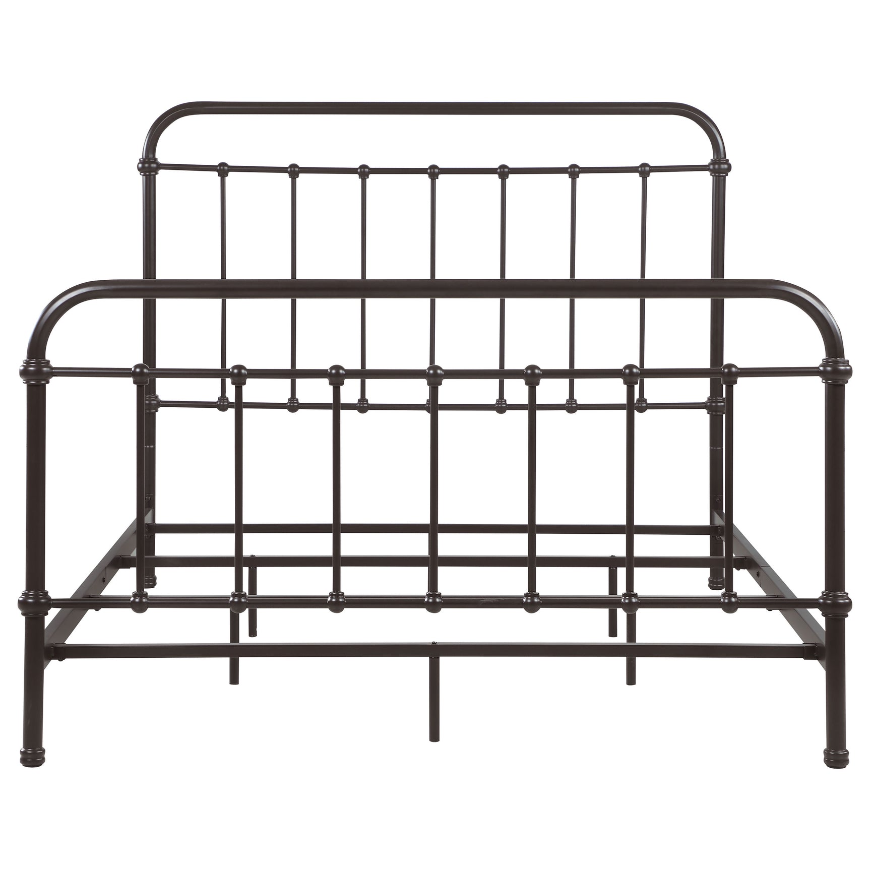 Livingston Metal Queen Open Frame Bed Dark Bronze - Tampa Furniture Outlet