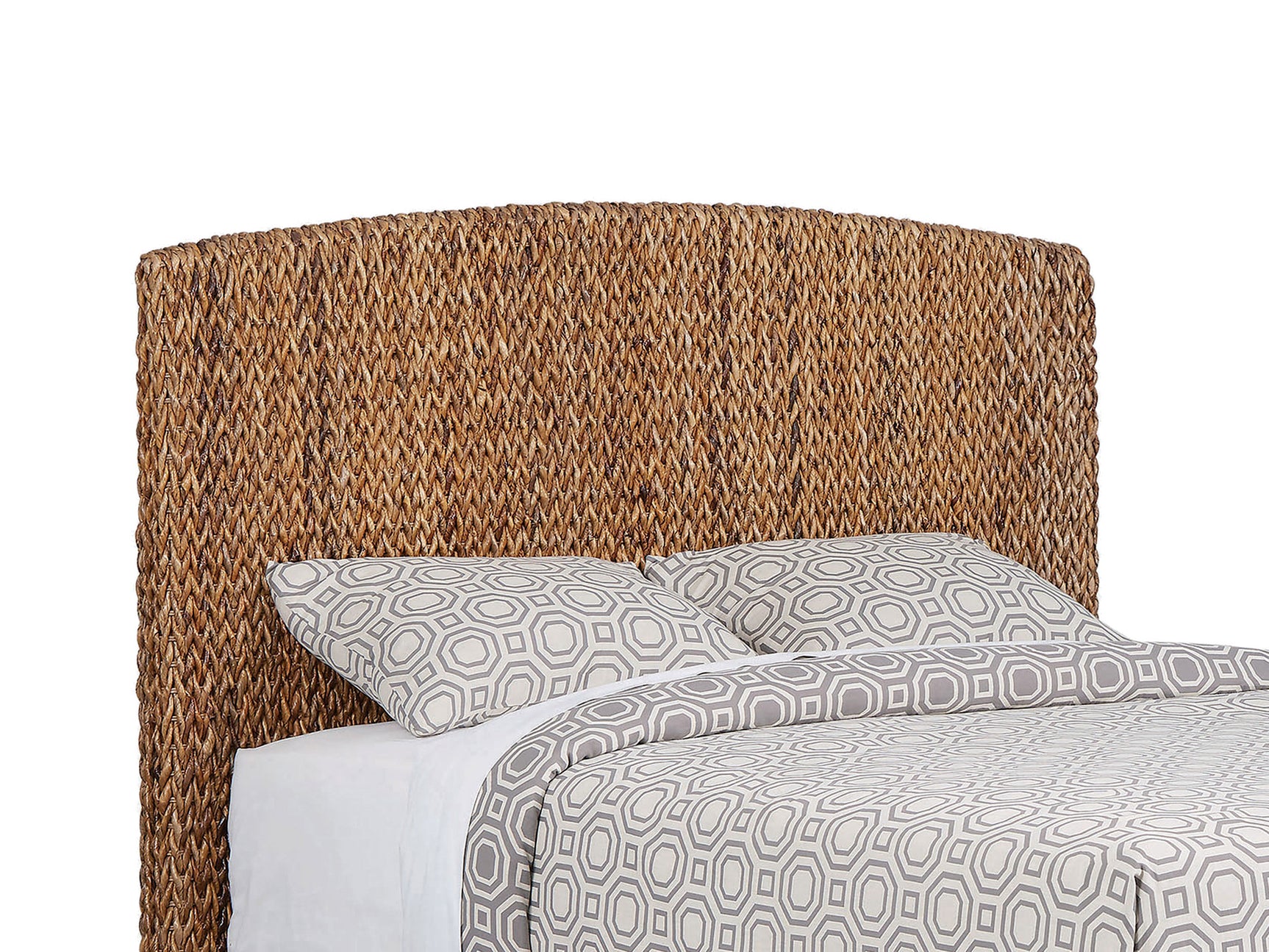 Laughton Banana Leaf California King Panel Bed Amber - Tampa Furniture Outlet