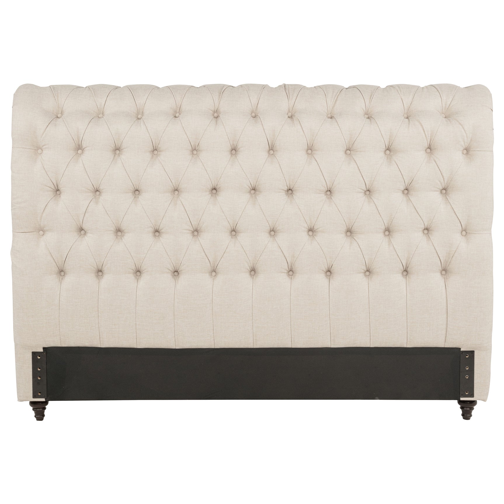 Devon 57-inch Upholstered California King Headboard Beige - Tampa Furniture Outlet
