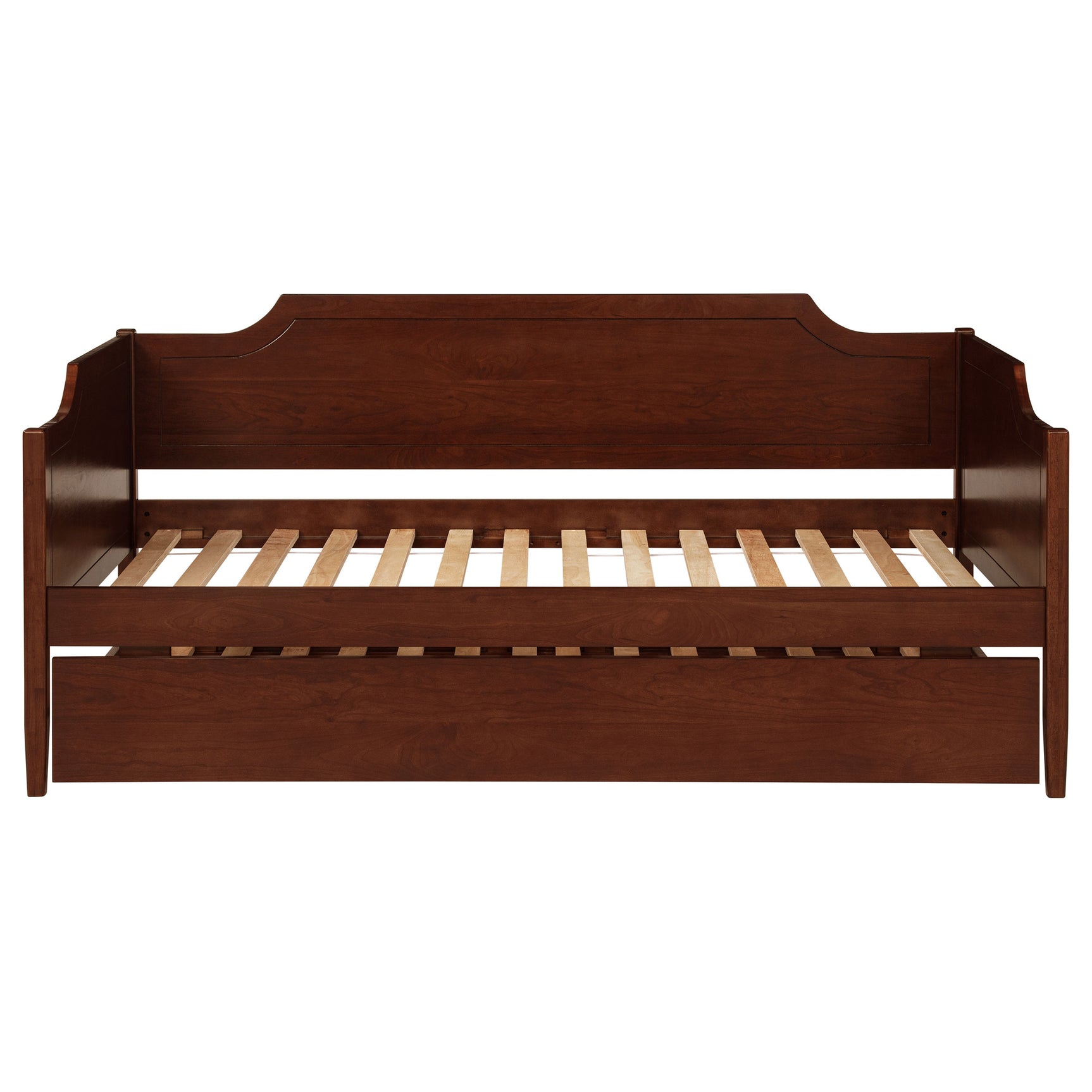 Redding Wood Twin Daybed With Trundle Cherry - Tampa Furniture Outlet