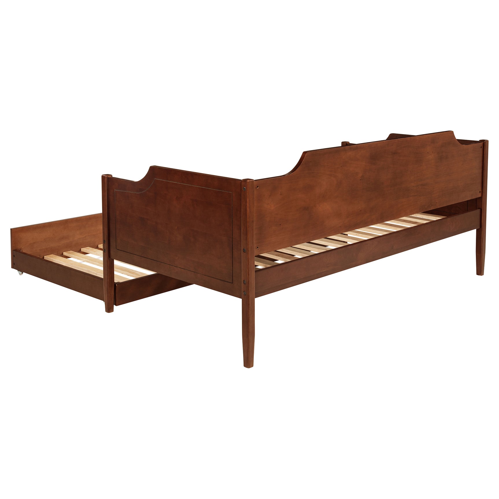 Redding Wood Twin Daybed With Trundle Cherry - Tampa Furniture Outlet