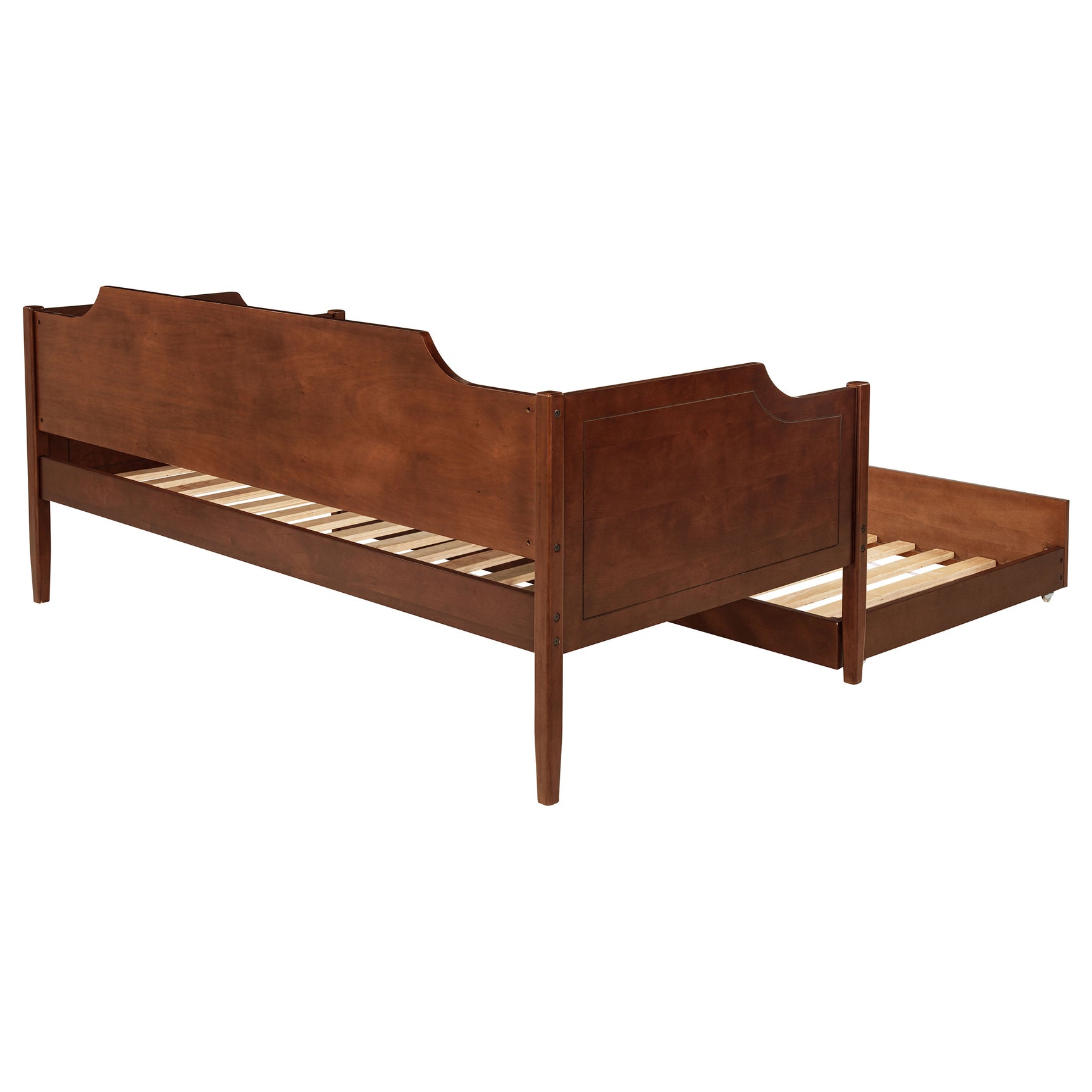 Redding Wood Twin Daybed With Trundle Cherry - Tampa Furniture Outlet