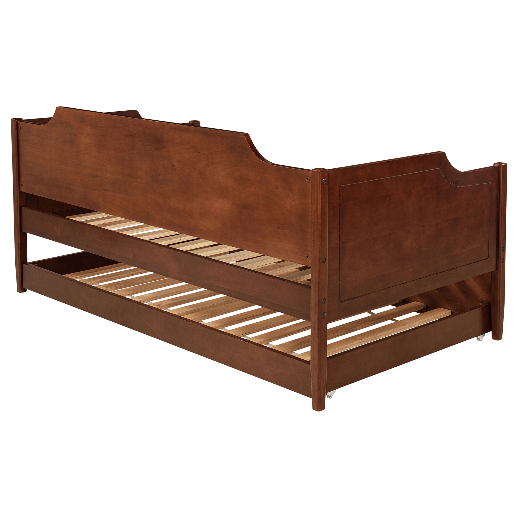 Redding Wood Twin Daybed With Trundle Cherry - Tampa Furniture Outlet