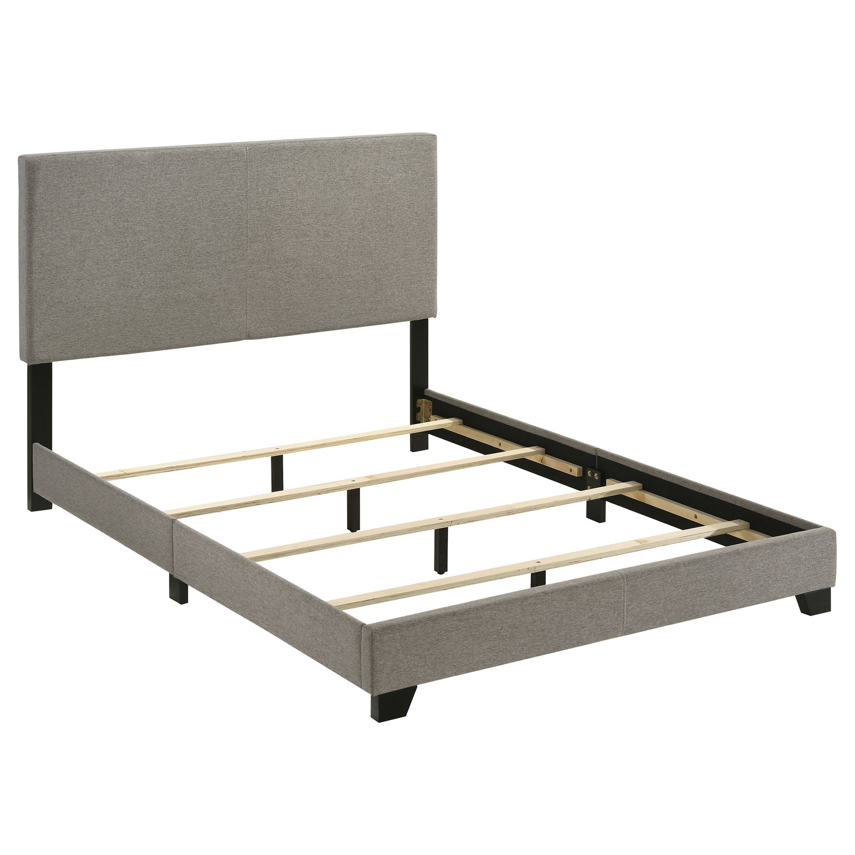 Dorian Fabric Upholstered Full Panel Bed Taupe - Tampa Furniture Outlet