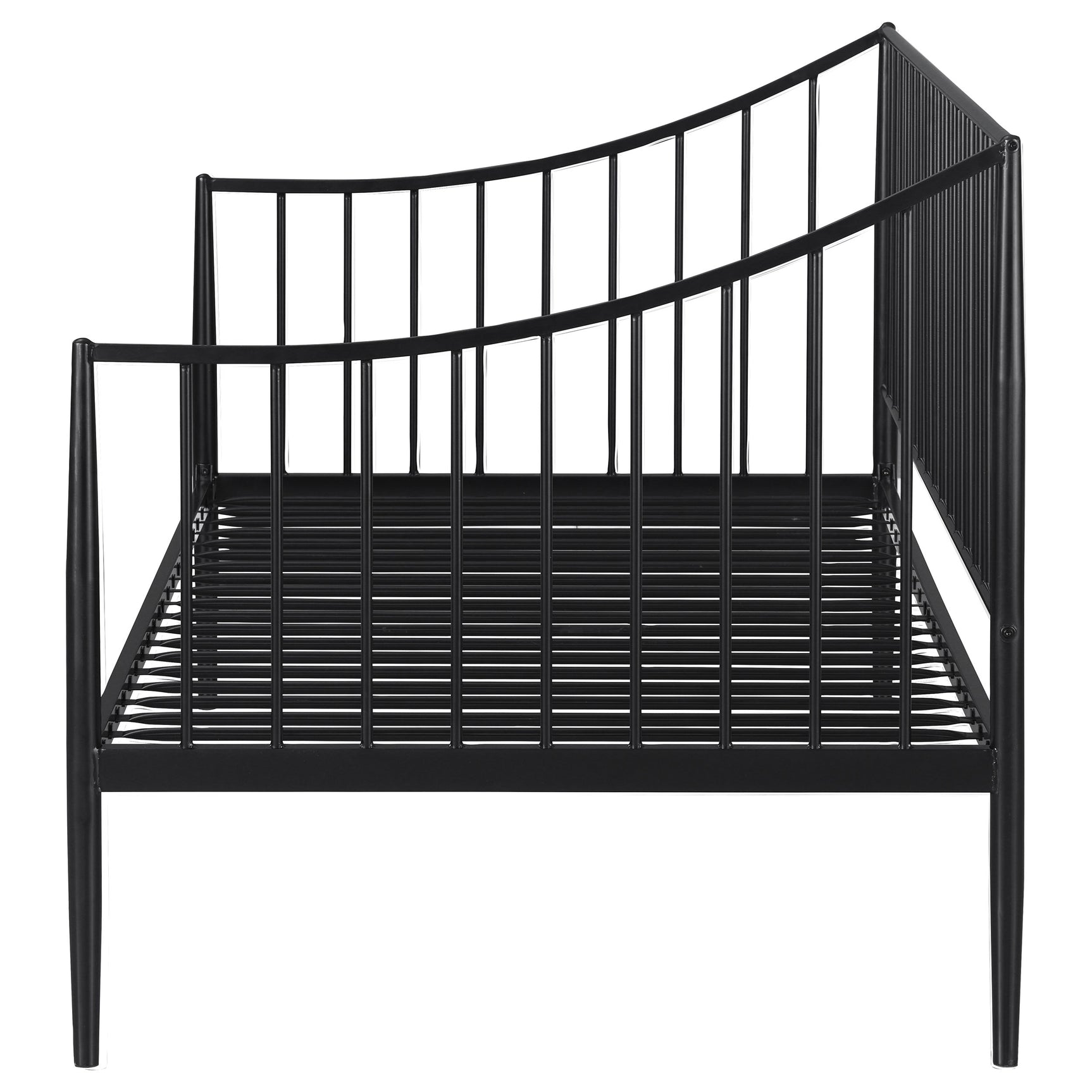 Newbury Metal Twin Daybed Bed Frame Matte Black - Tampa Furniture Outlet