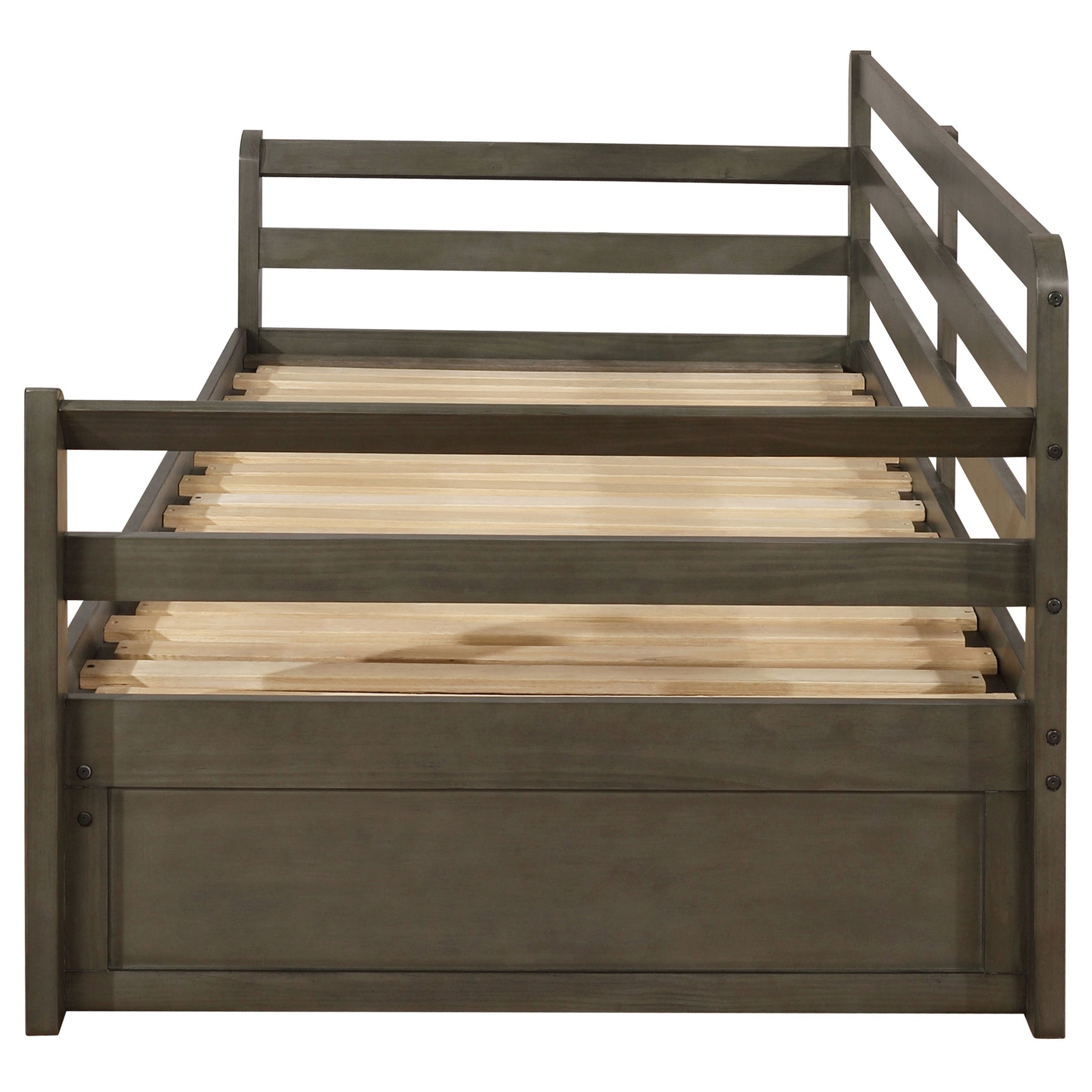 Sorrento 2-drawer Twin XL Daybed with Extension Trundle Grey - Tampa Furniture Outlet