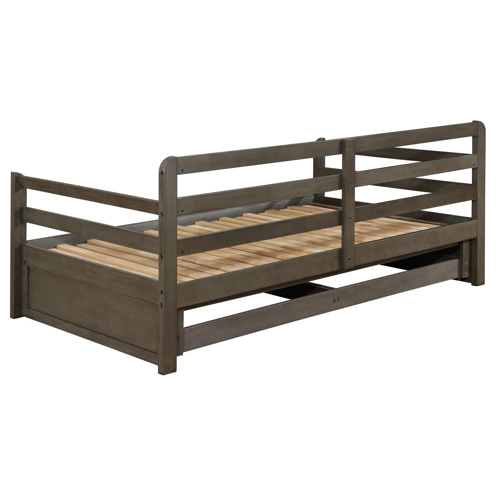 Sorrento 2-drawer Twin XL Daybed with Extension Trundle Grey - Tampa Furniture Outlet