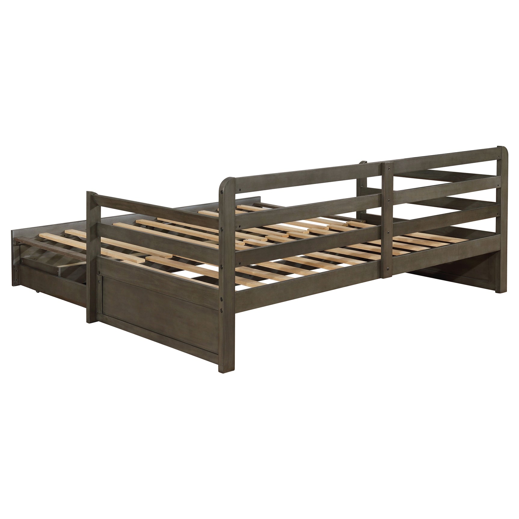 Sorrento 2-drawer Twin XL Daybed with Extension Trundle Grey - Tampa Furniture Outlet