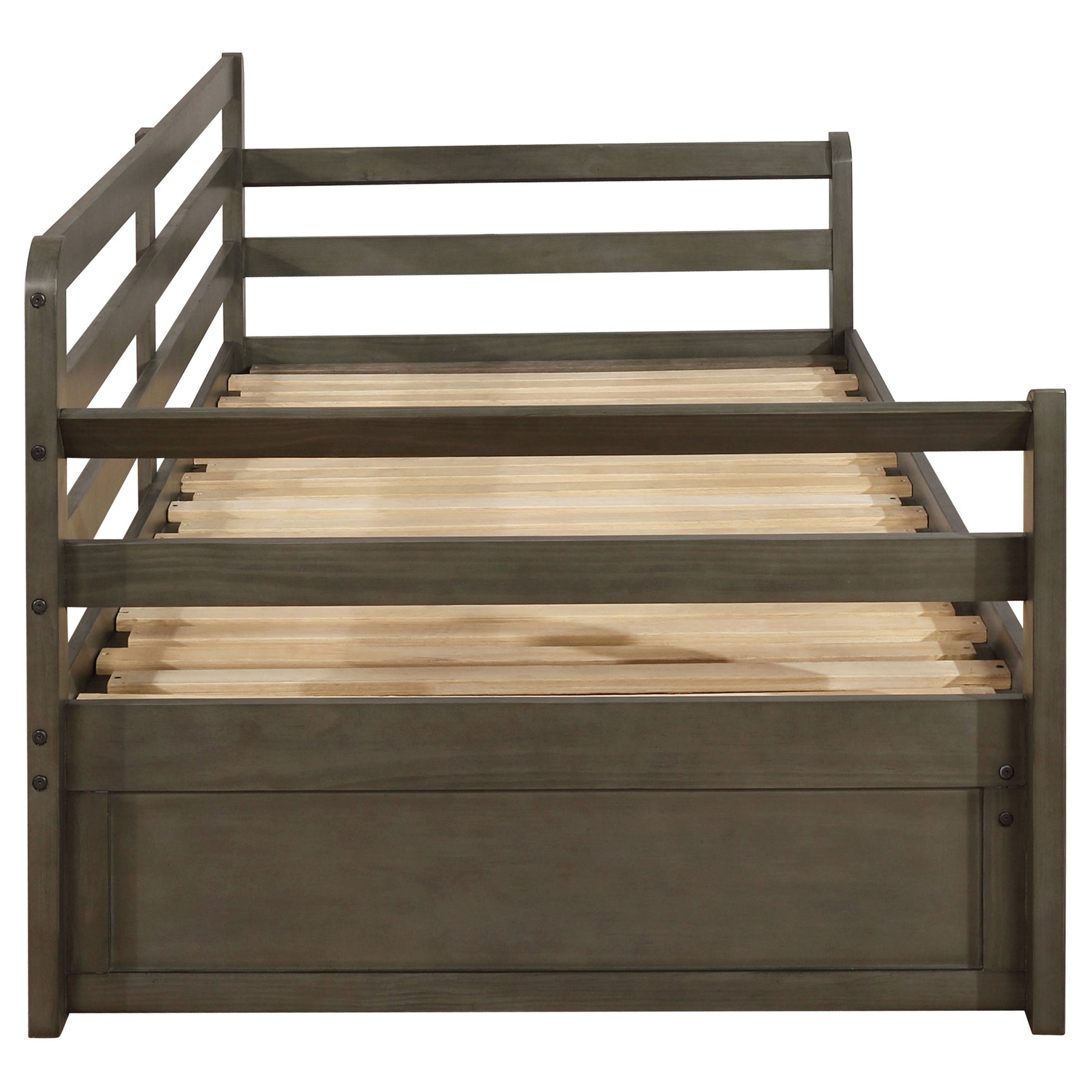 Sorrento 2-drawer Twin XL Daybed with Extension Trundle Grey - Tampa Furniture Outlet