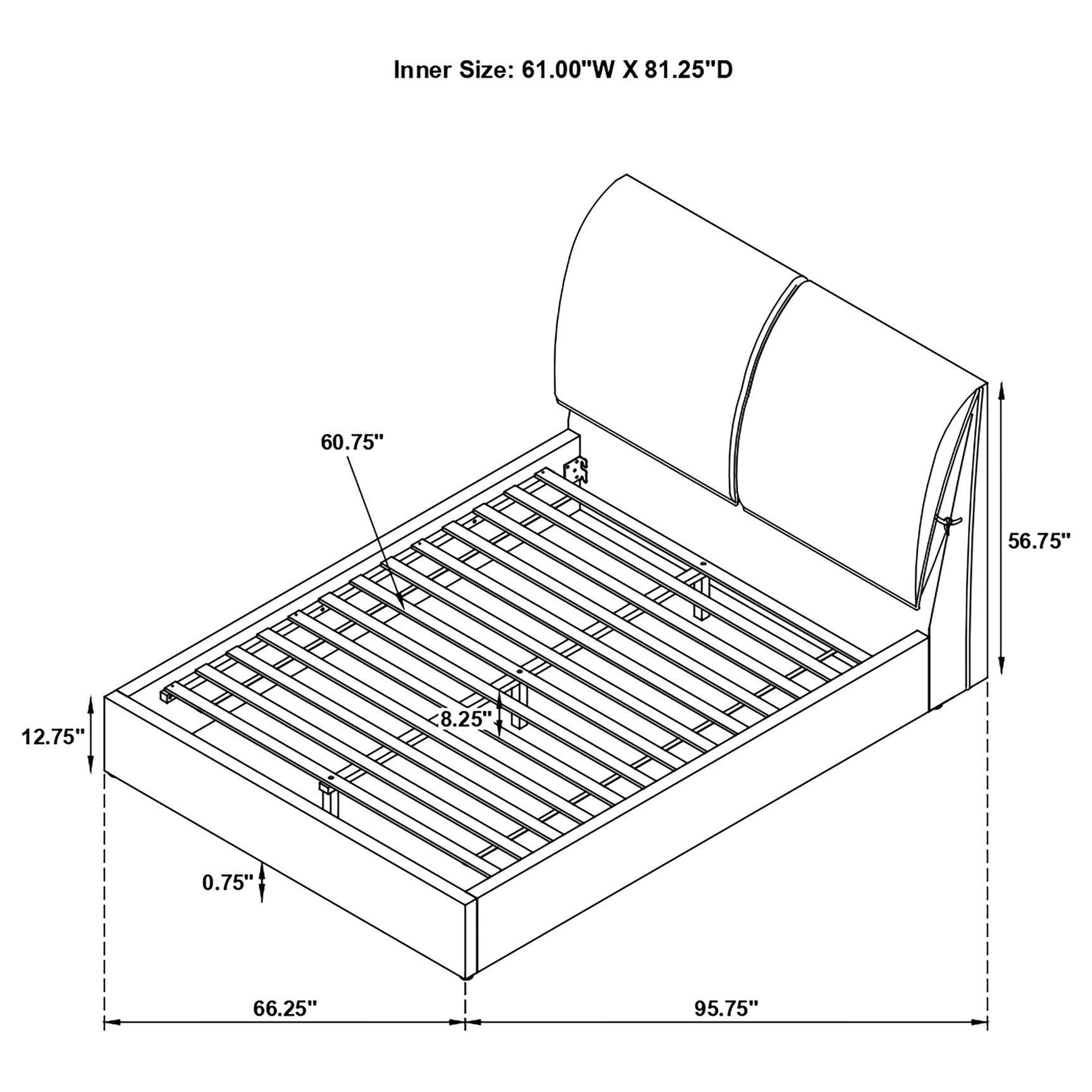 Gwendoline Upholstered Queen Panel Bed White - Tampa Furniture Outlet