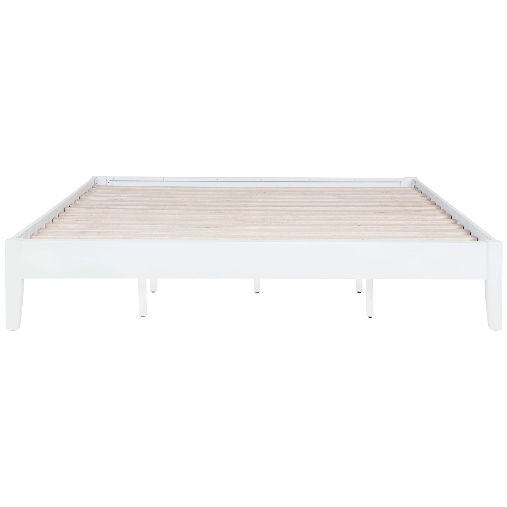 Hounslow California King Universal Platform Bed White - Tampa Furniture Outlet