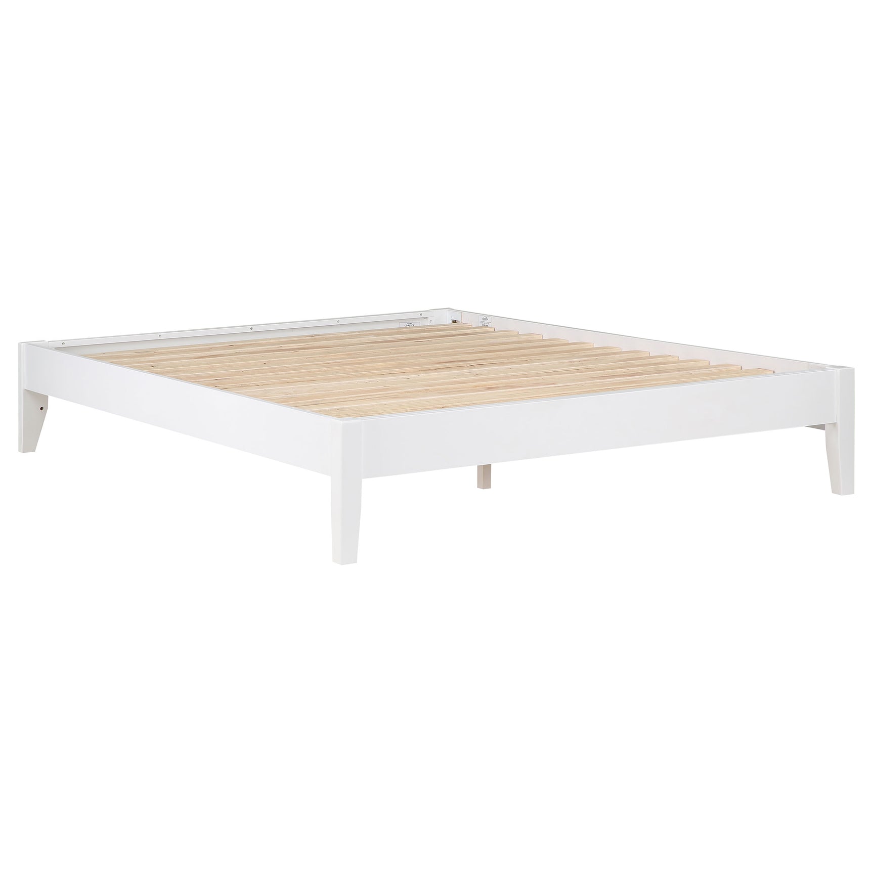Tampa Furniture Outlet - Coaster - Hounslow Queen Universal Platform Bed White - 306128Q