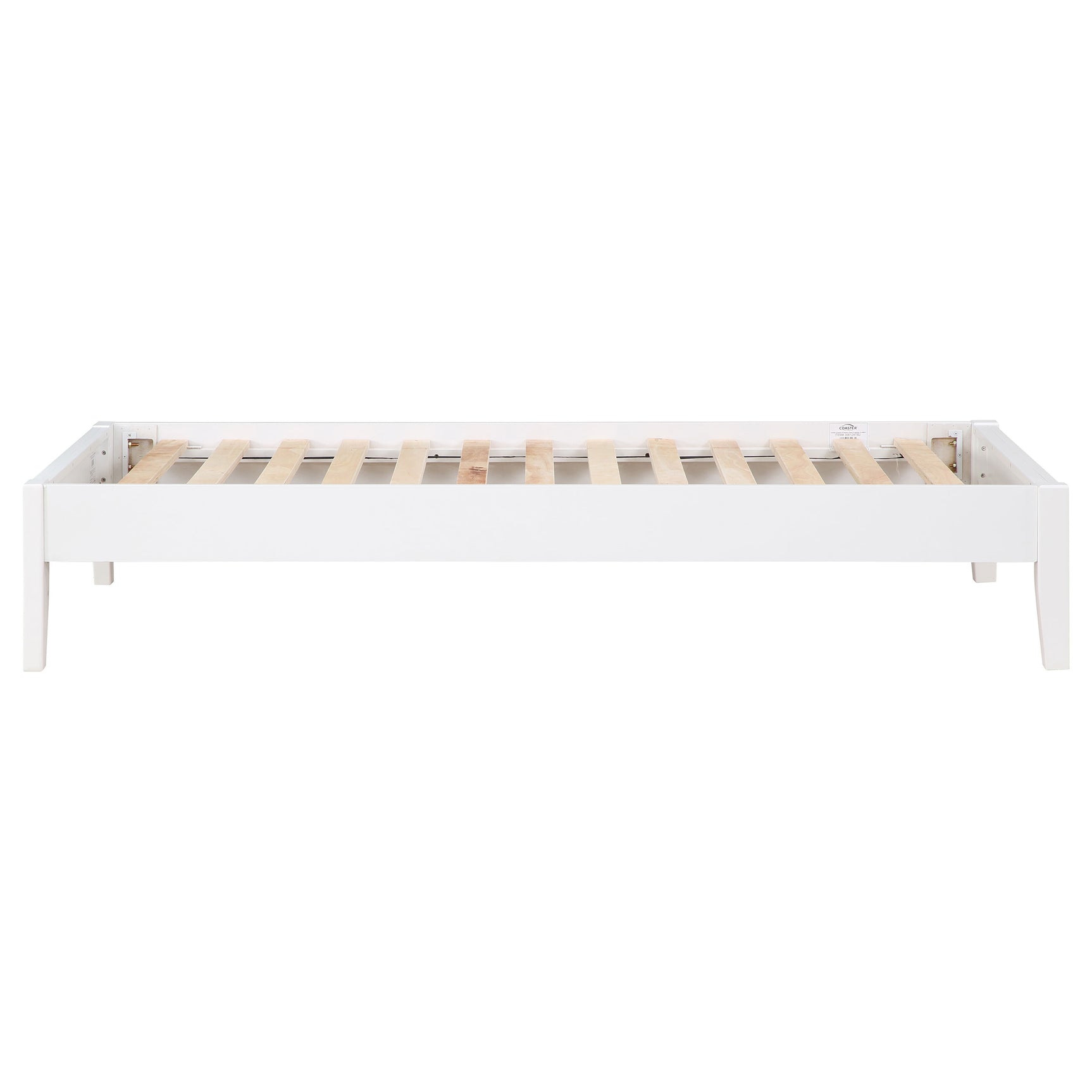 Hounslow Twin Universal Platform Bed White - Tampa Furniture Outlet