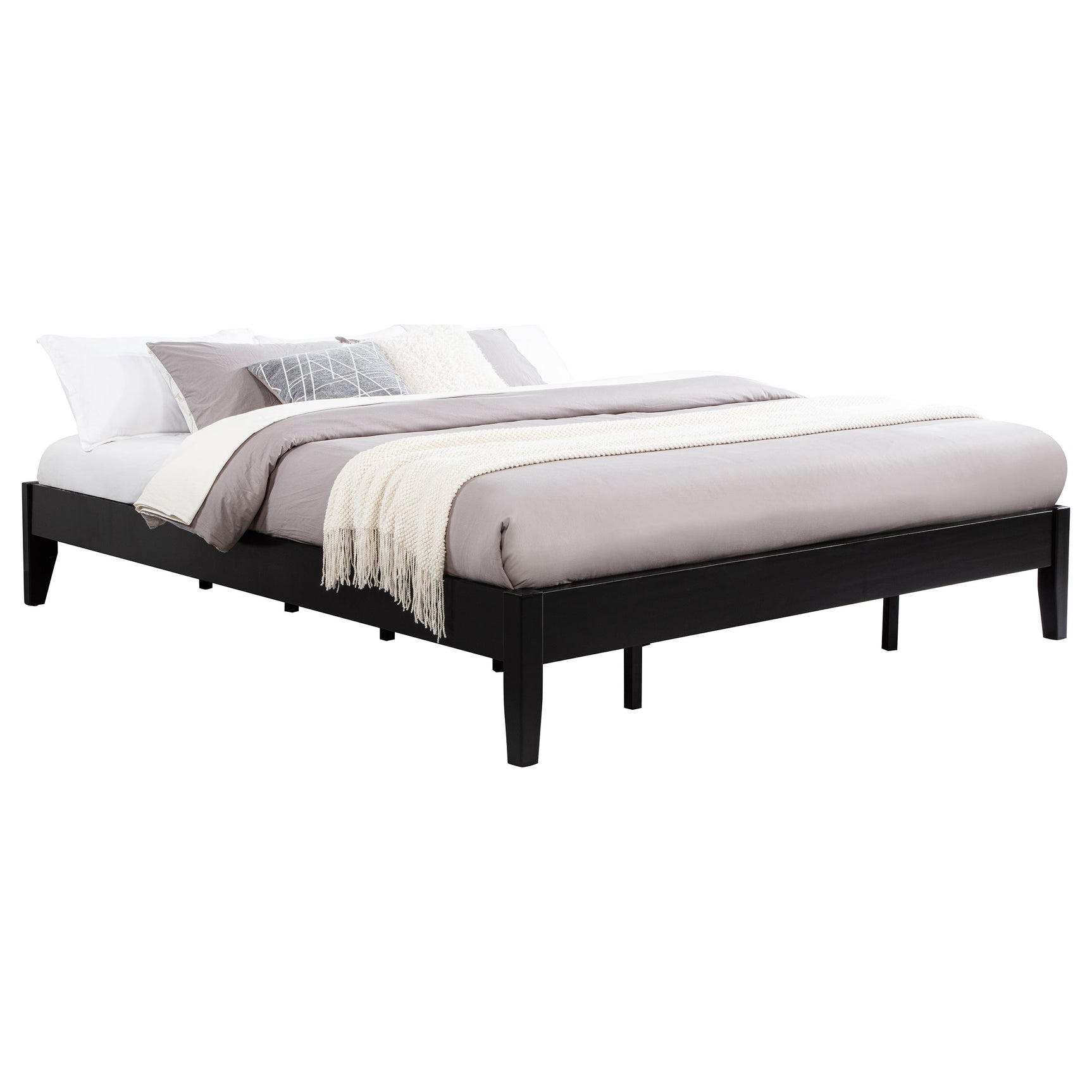 Hounslow Eastern King Universal Platform Bed Black - Tampa Furniture Outlet